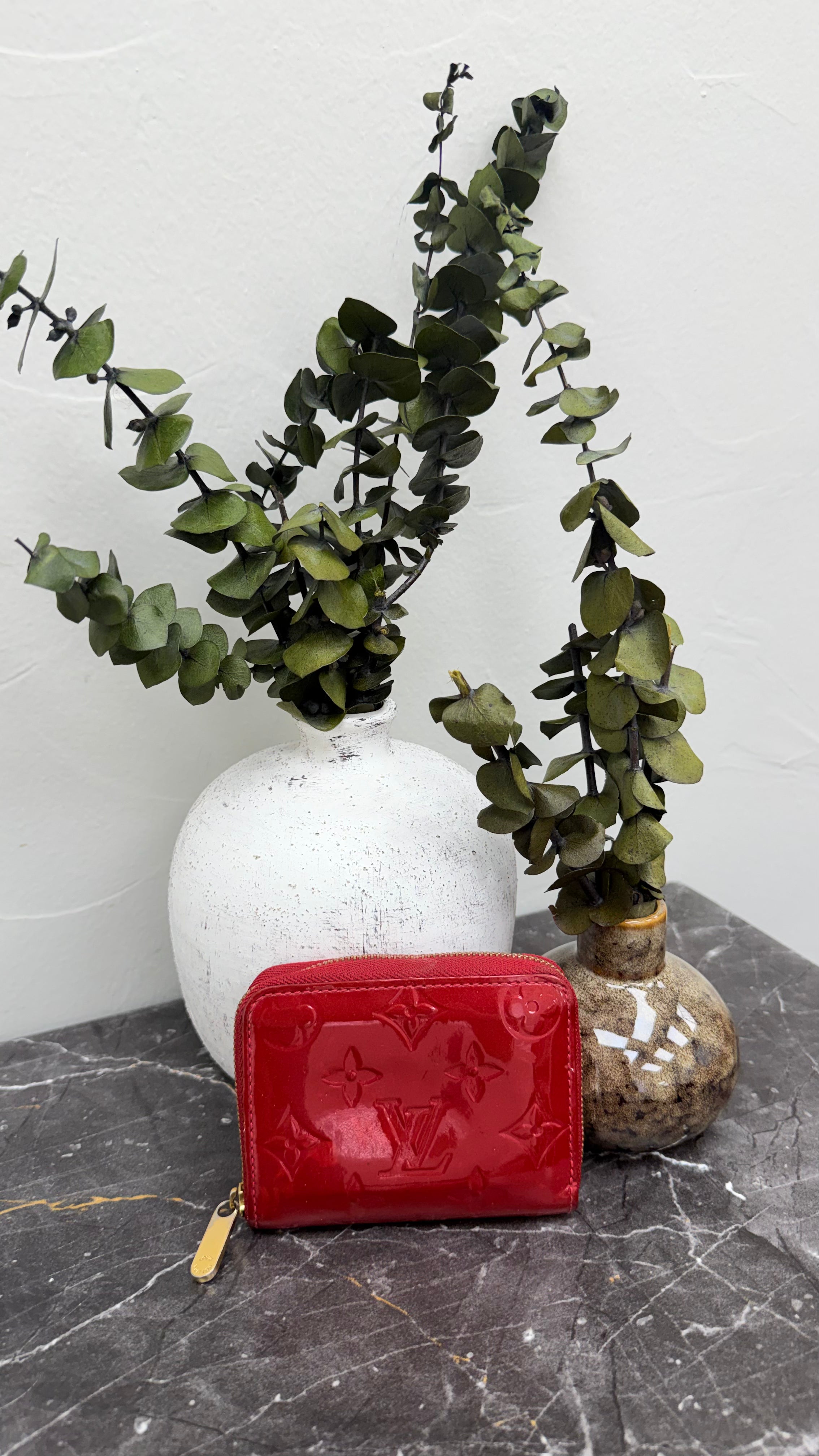 *DONS PRE DROP* Louis Vuitton Red Monogram Vernis Leather Zippy Coin Pouch