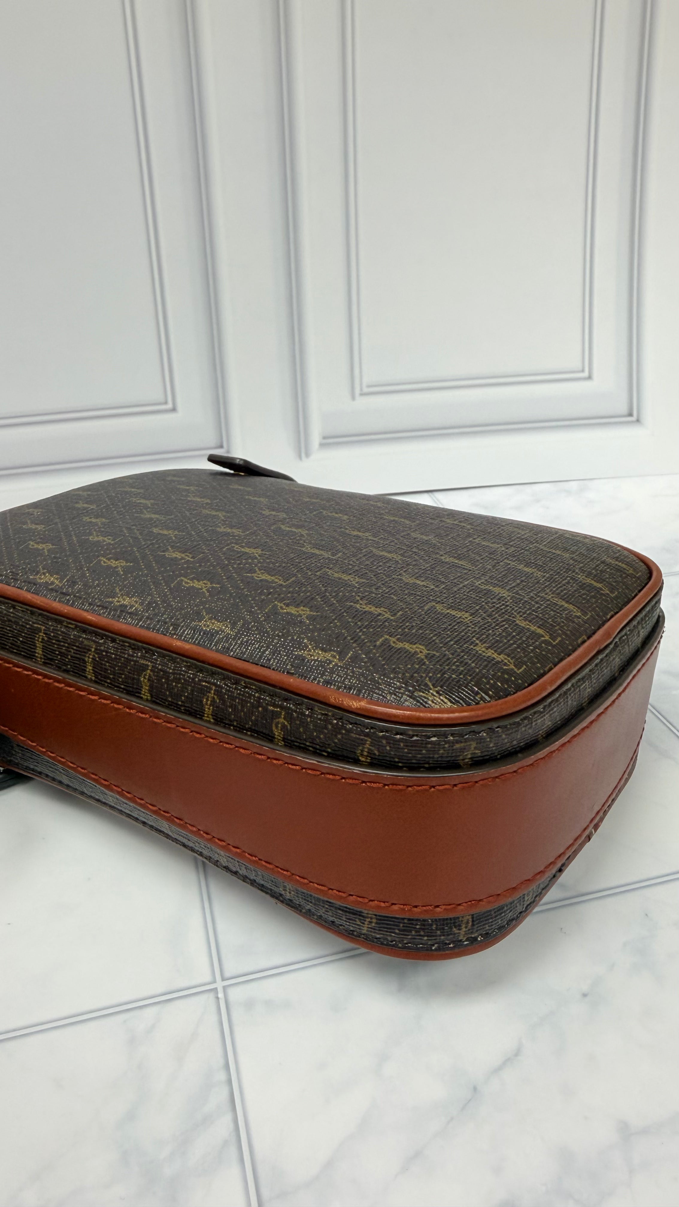 *DONS PRE DROP* Saint Laurent YSL Brown Le Monogram Canvas Crossbody Bag