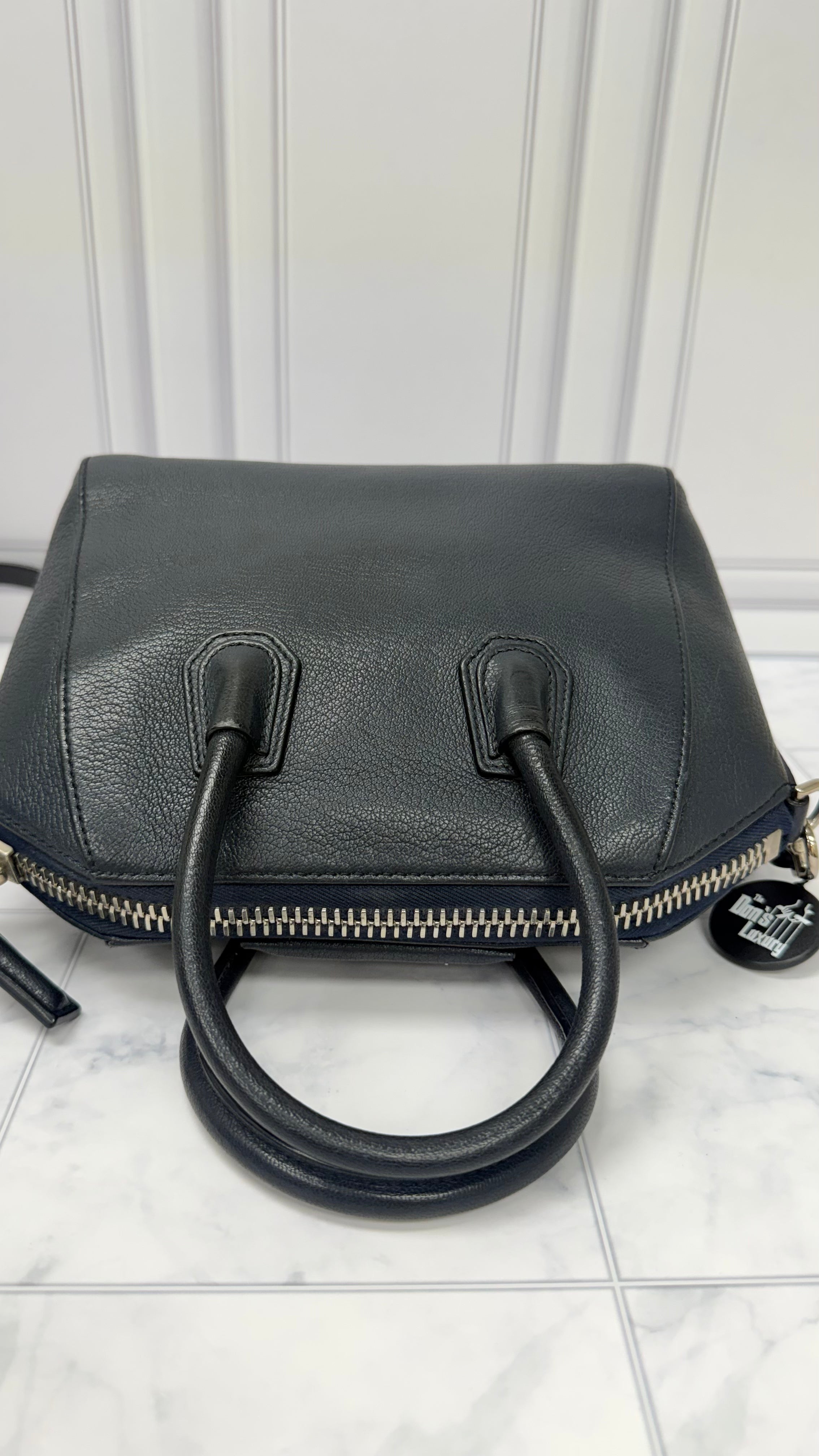 *DONS DROP* Givenchy Navy Leather Mini Antigona Two Way Bag