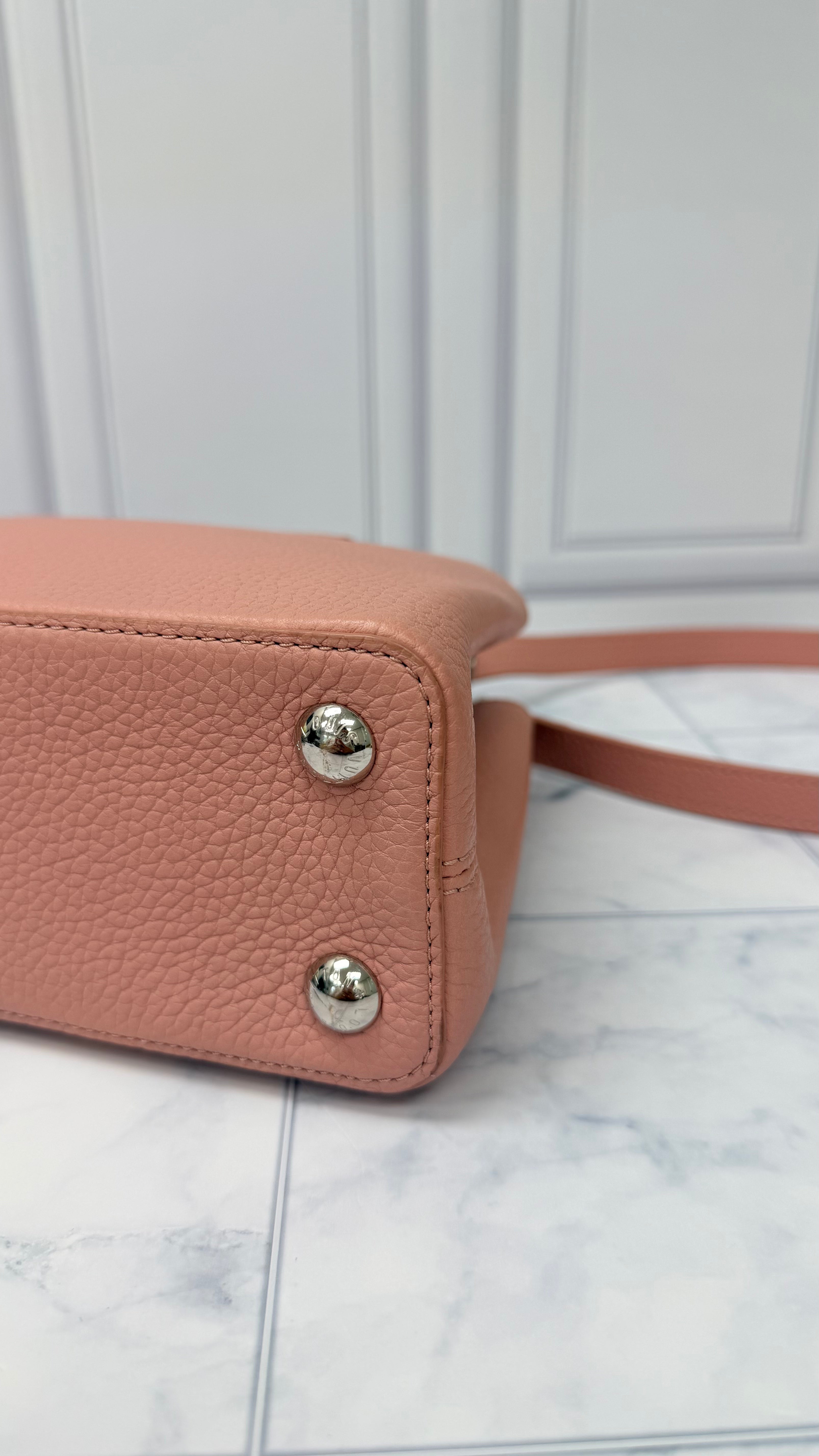 *DONS DROP* Louis Vuitton Pink Taurillon Mechanical Flowers Capucines BB Bag