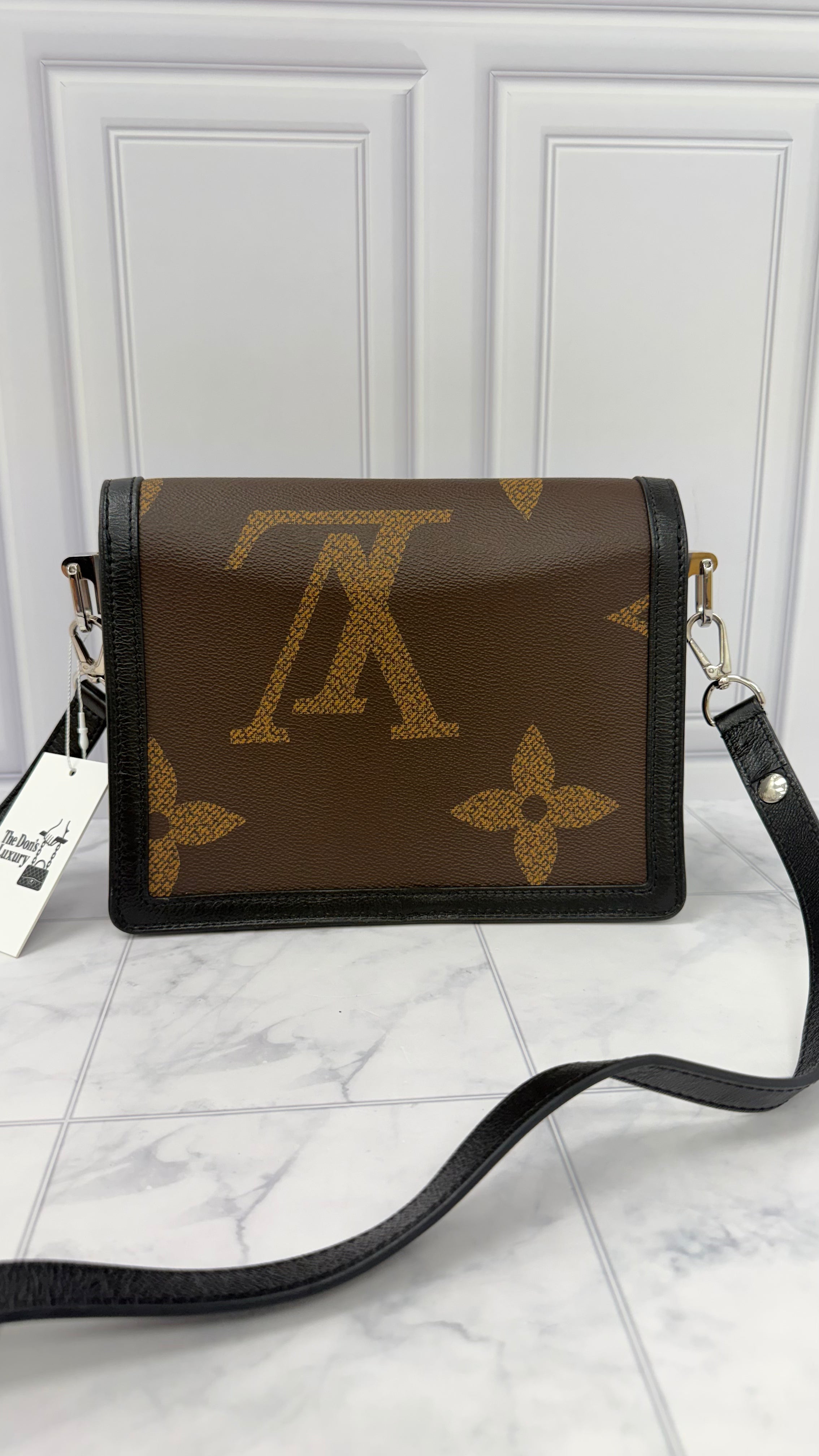 Louis Vuitton Reverse Monogram Giant Dauphine MM Shoulder Bag
