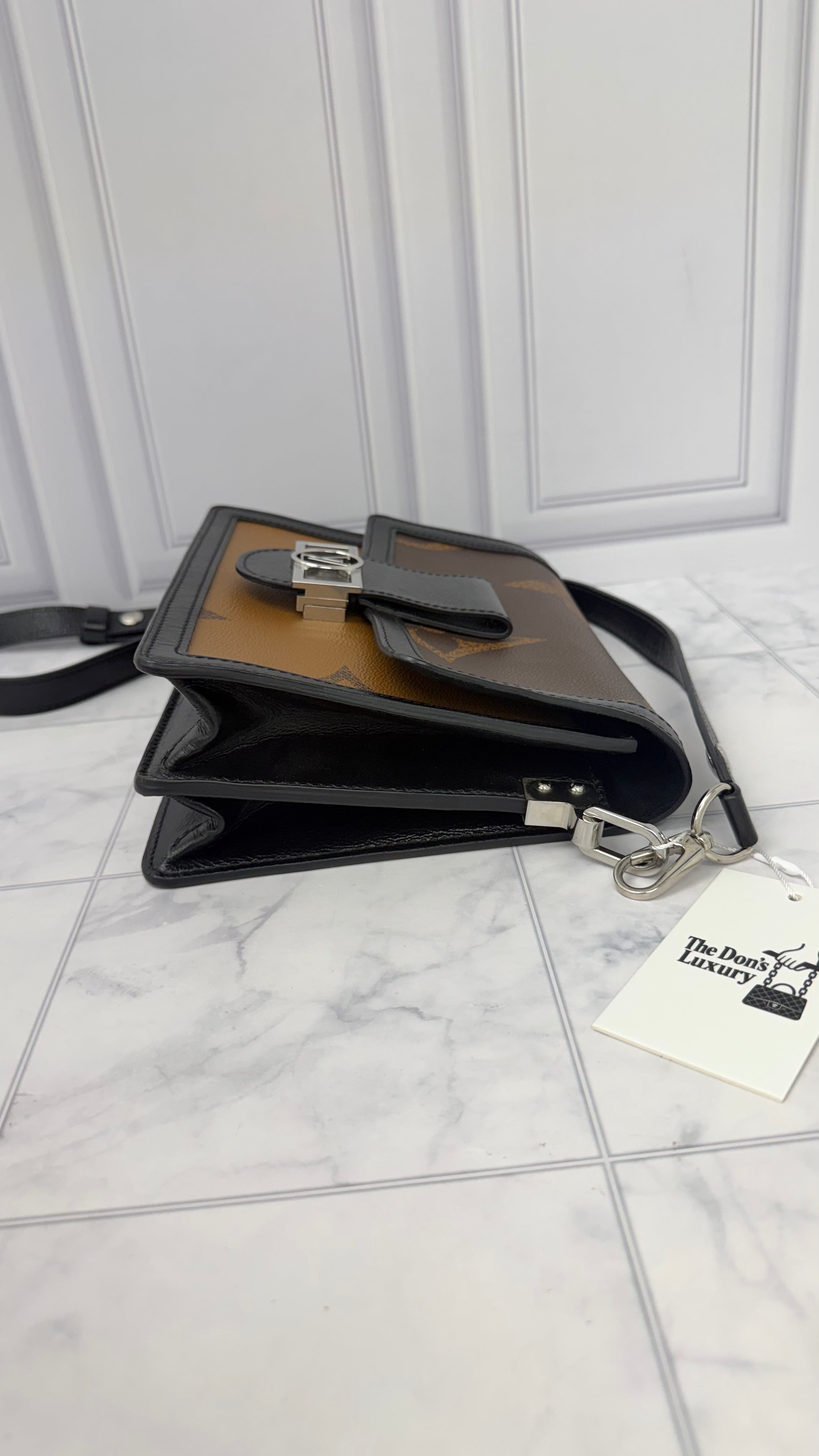 Louis Vuitton Reverse Monogram Giant Dauphine MM Shoulder Bag