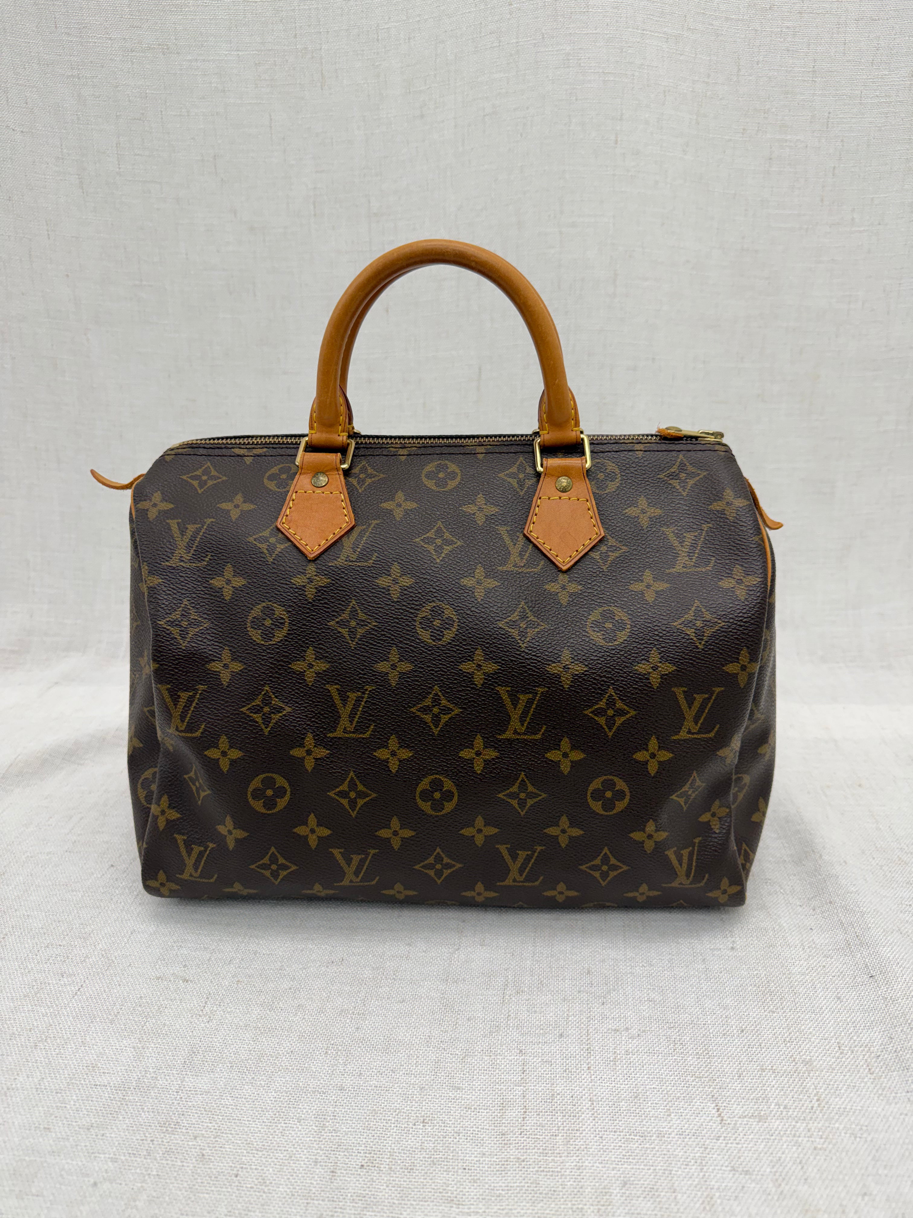 Louis Vuitton Monogram Speedy 30 Handbag