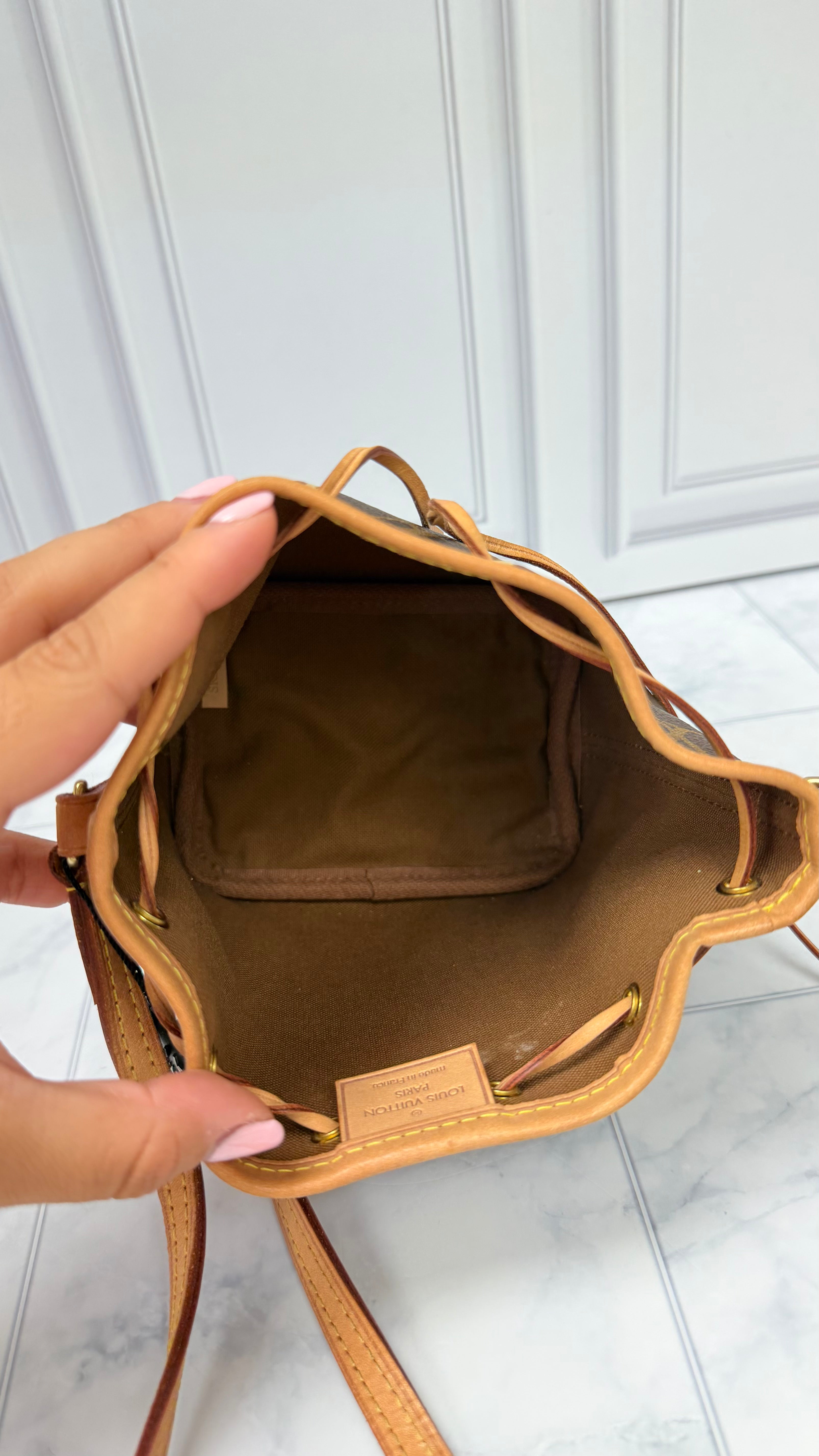 *DONS DROP* Louis Vuitton Monogram Nano Noe Bucket Shoulder Bag