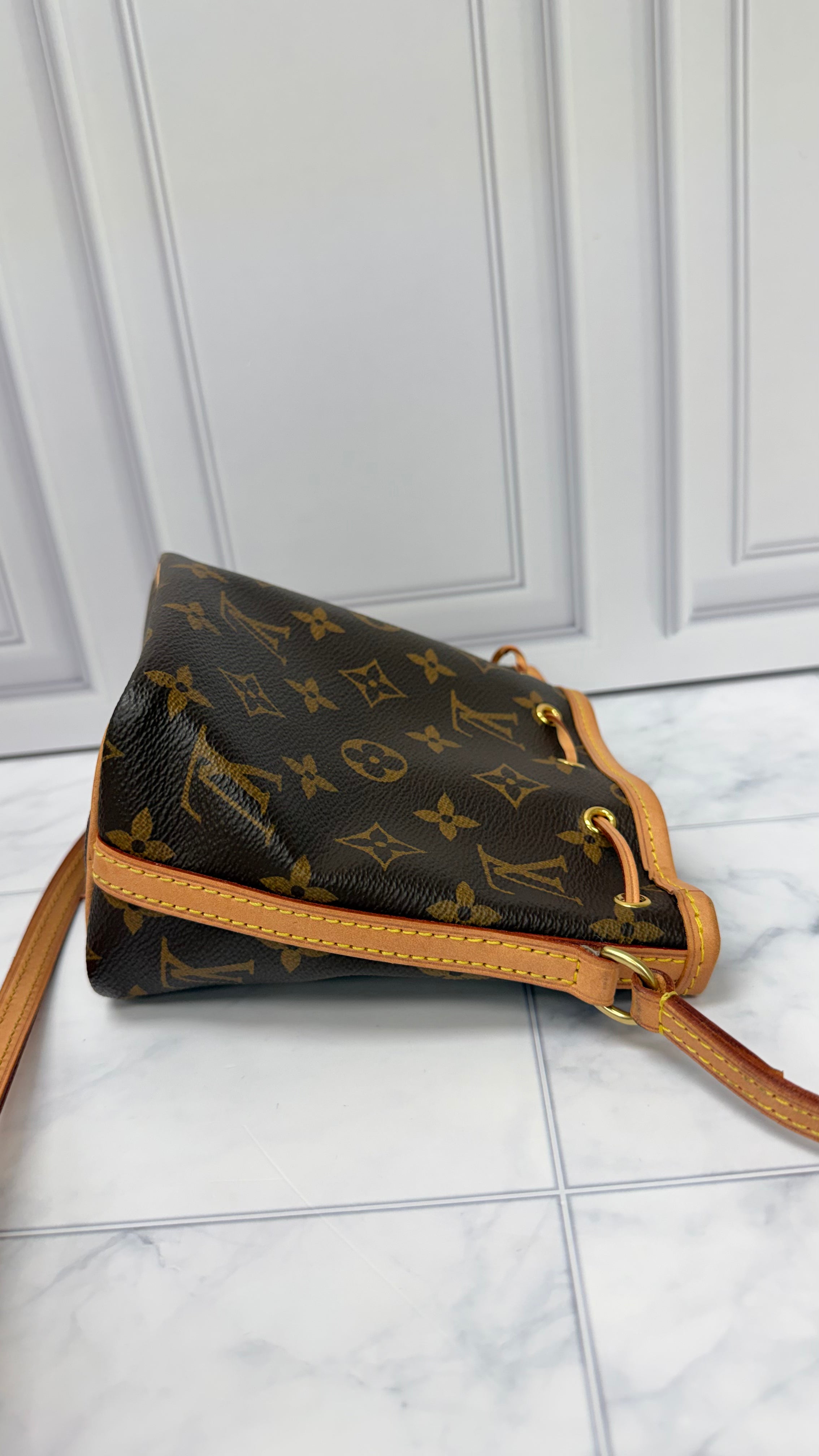 *DONS DROP* Louis Vuitton Monogram Nano Noe Bucket Shoulder Bag