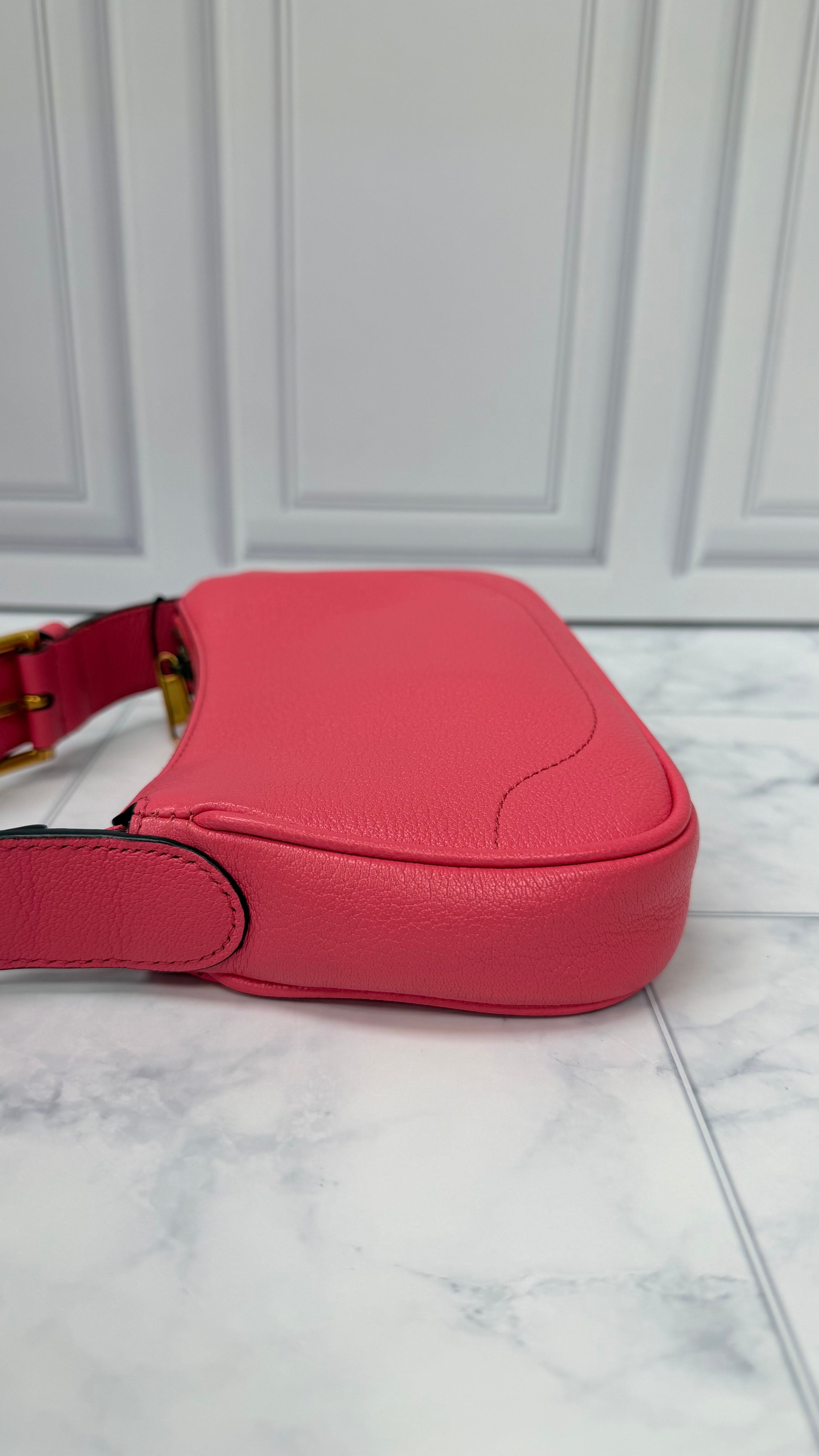 *DONS DROP* Gucci Pink Leather Mini Aphrodite Shoulder bag