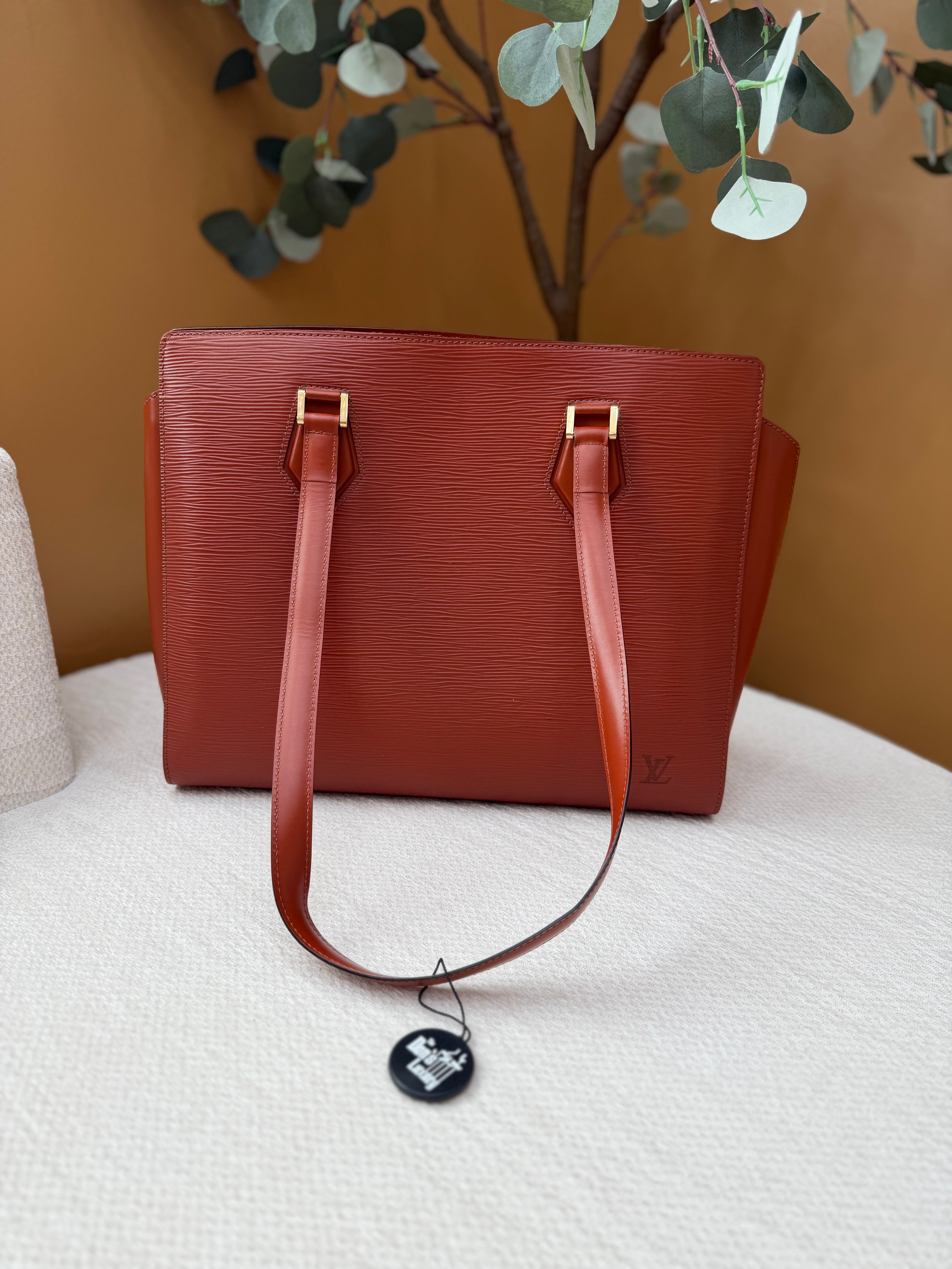 *DONS PRE-DROP* Louis Vuitton Brown Epi Leather Duplex Shoulder Bag