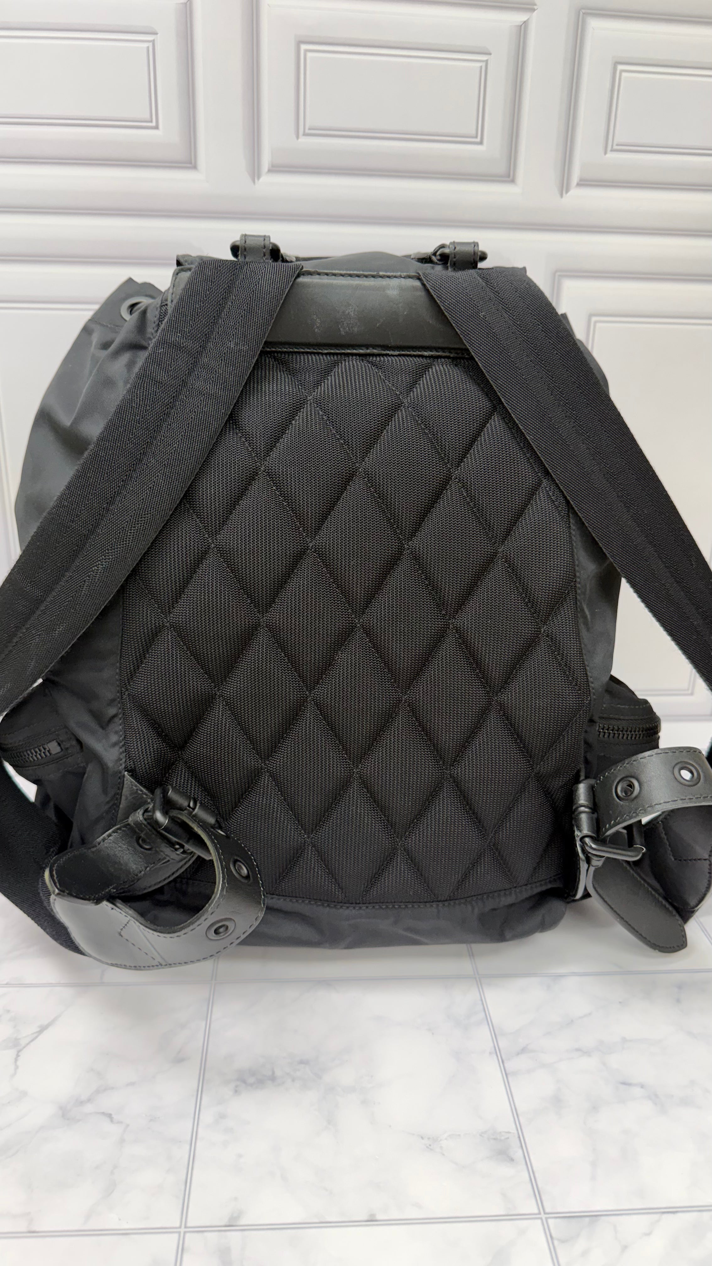 *DONS DROP* Burberry Black Nylon Rucksack Backpack