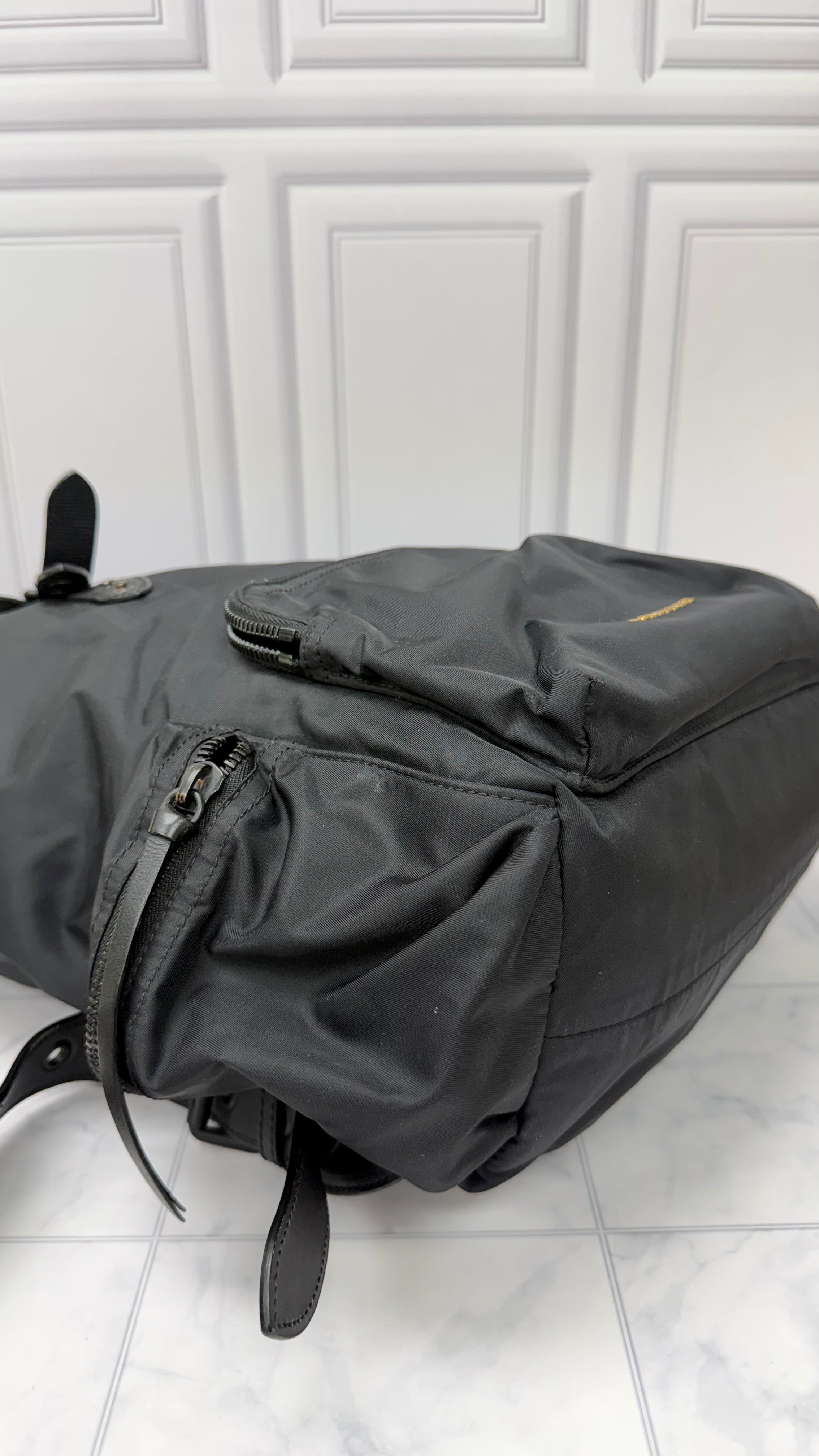 *DONS DROP* Burberry Black Nylon Rucksack Backpack