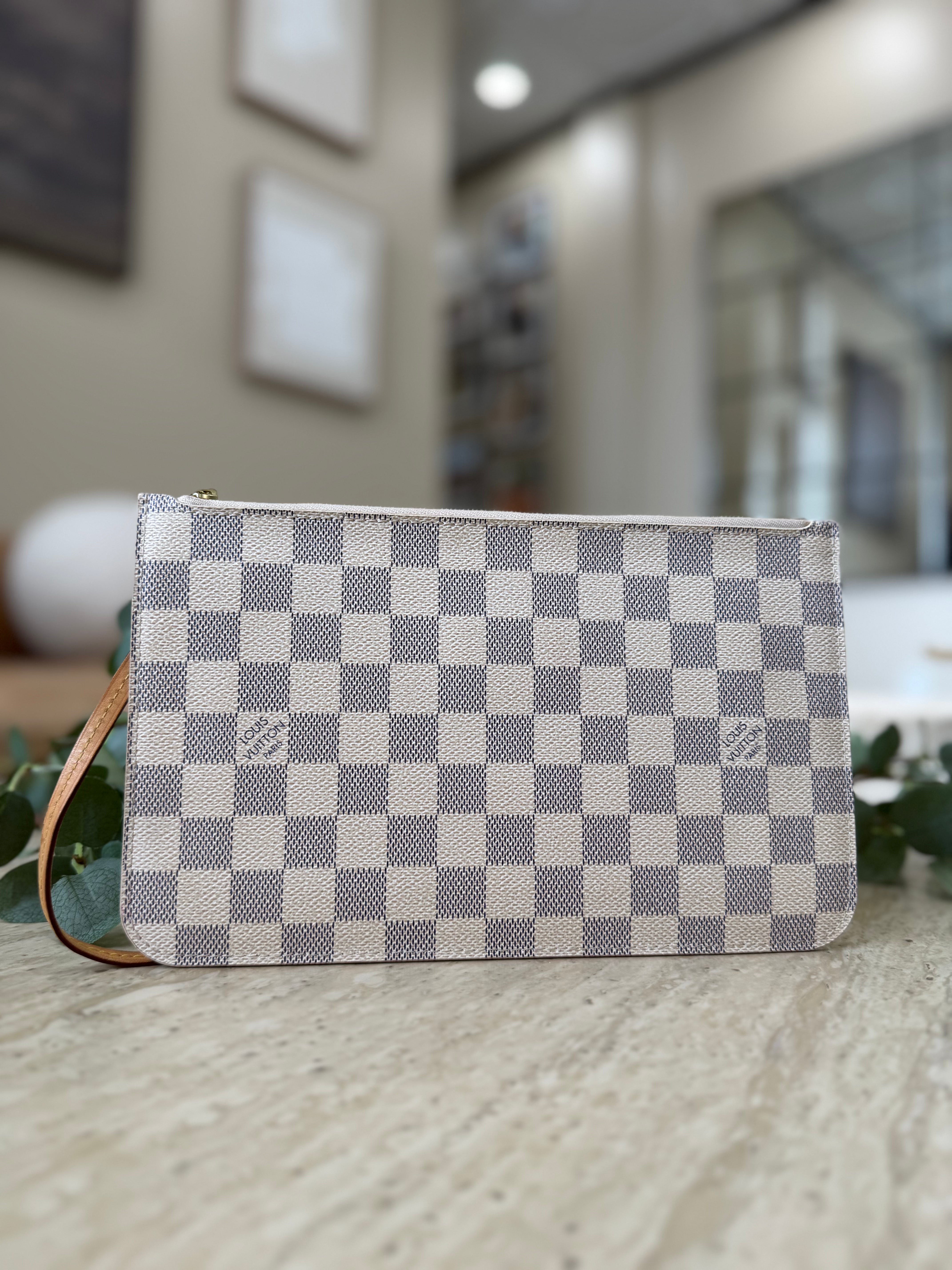 Louis Vuitton Damier Azur Neverfull GM Pochette
