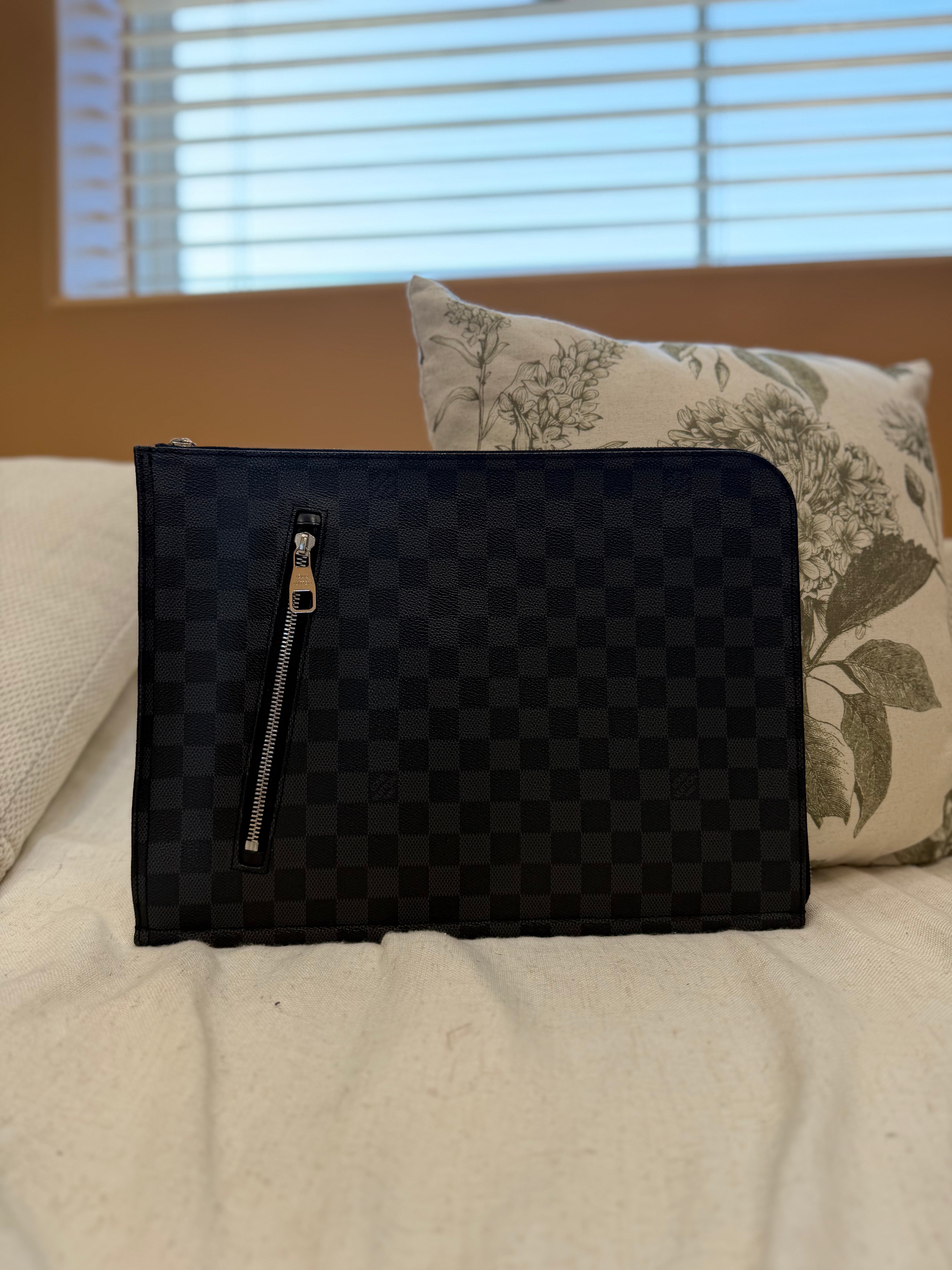 Louis Vuitton Damier Graphite Poche-Documents Portfolio Pouch
