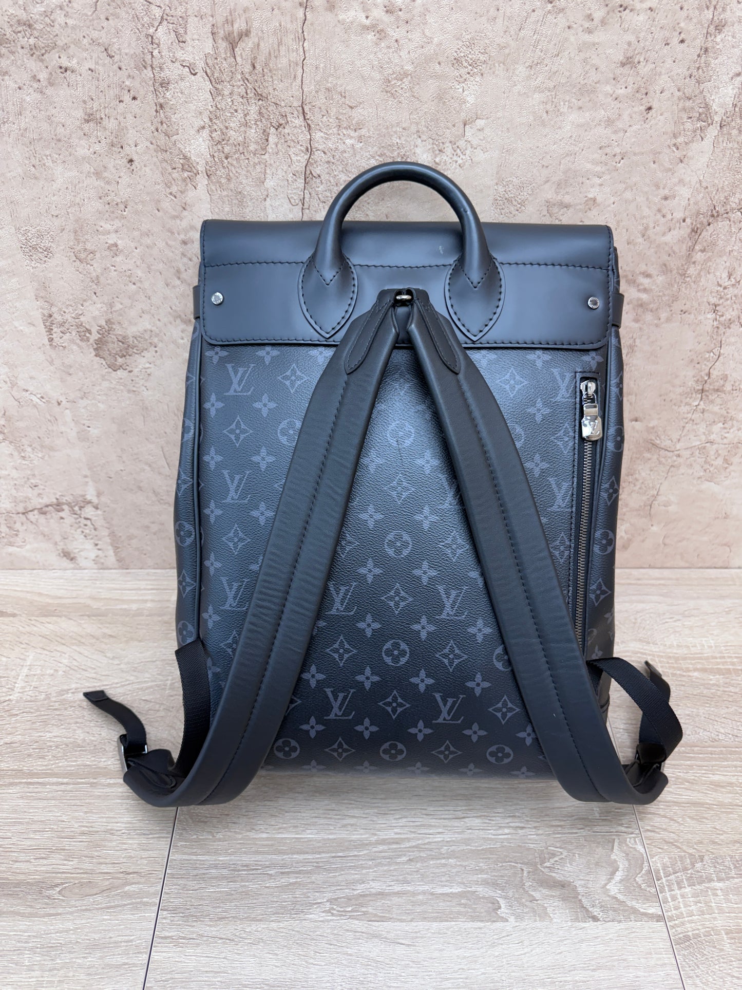 LIKE NEW- Louis Vuitton Monogram Eclipse Steamer Backpack