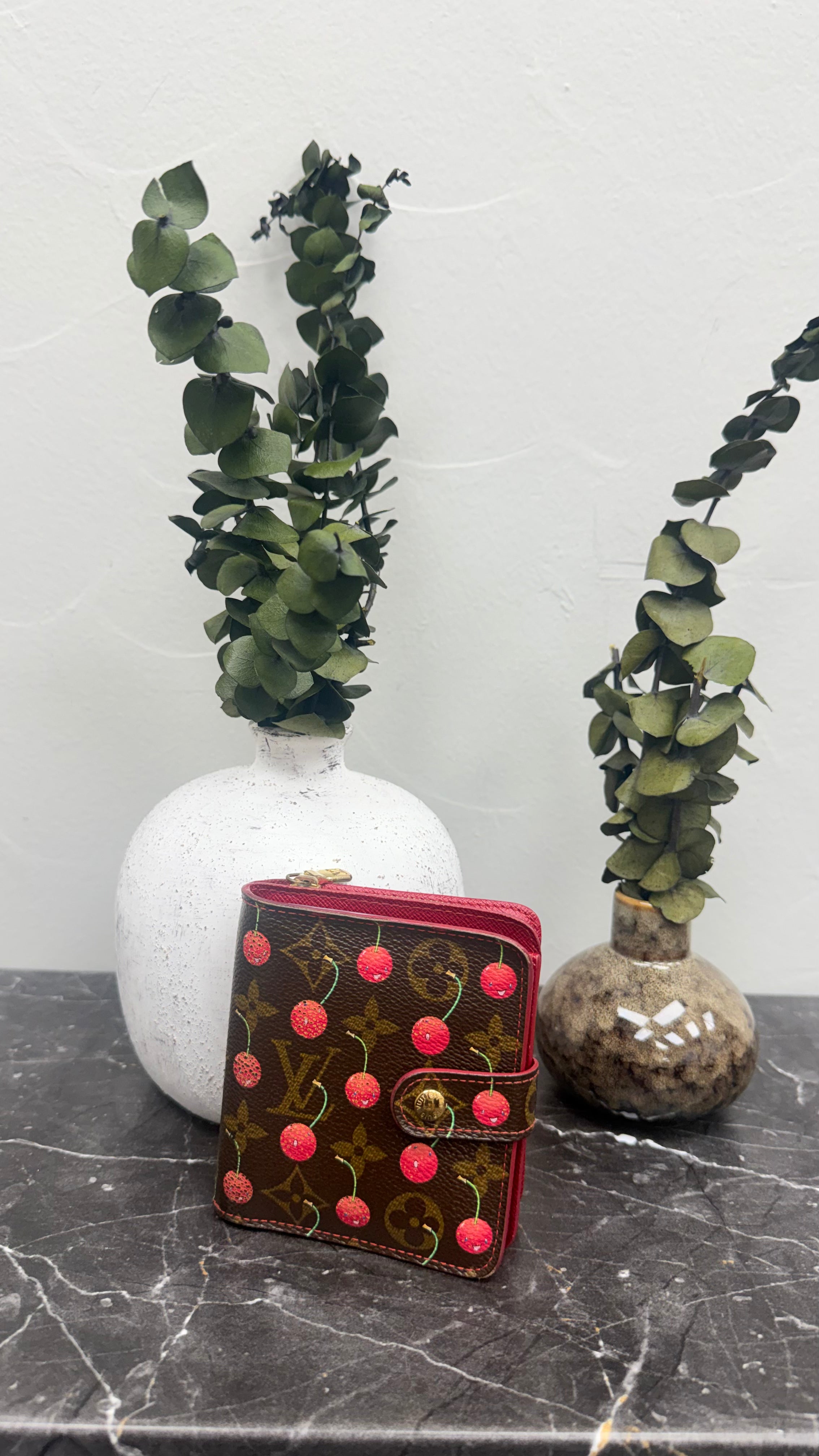 Louis Vuitton Monogram Cherry Compact Zippy Wallet