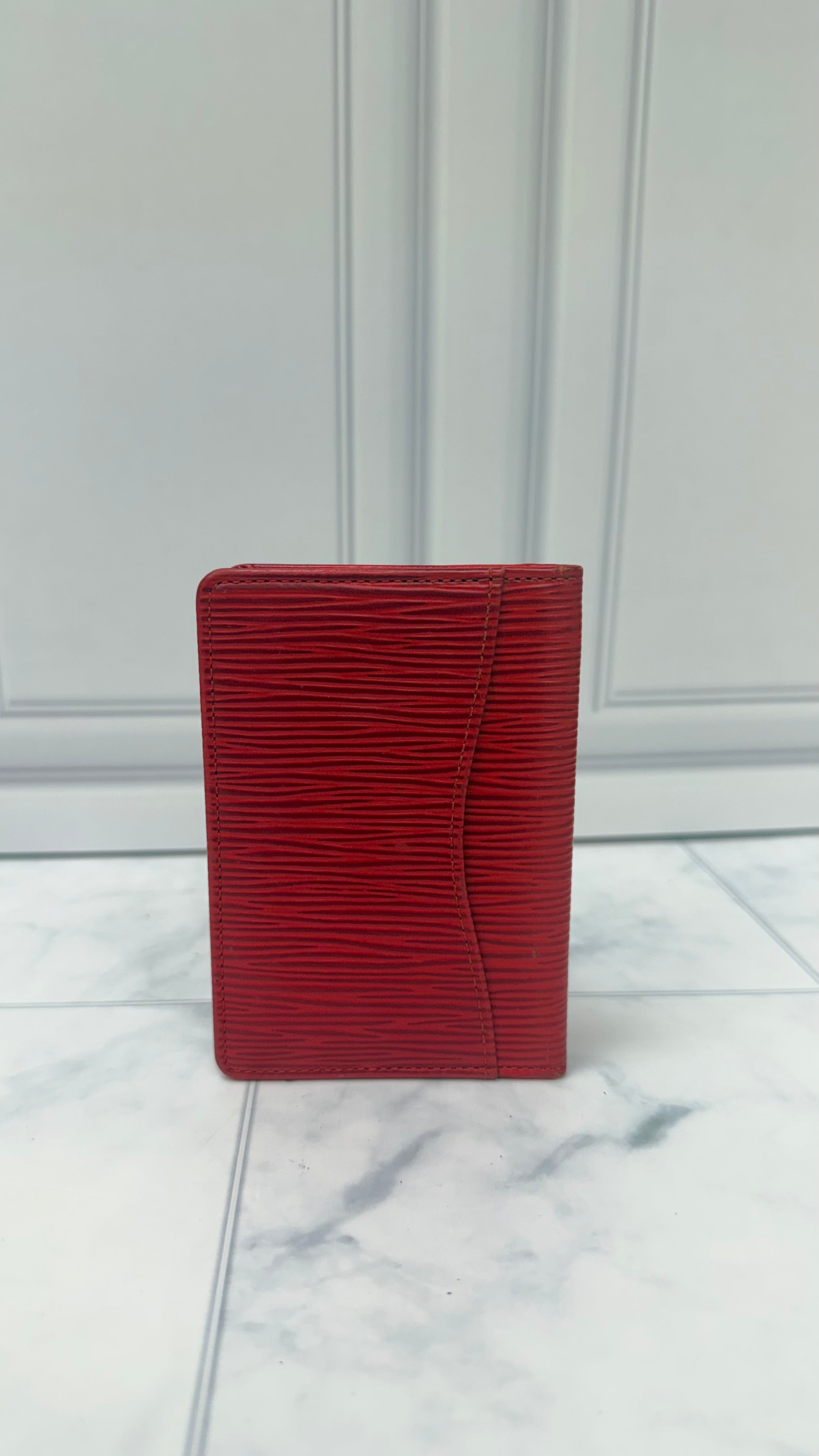 Louis Vuitton Red Epi Leather Pocket Organizer