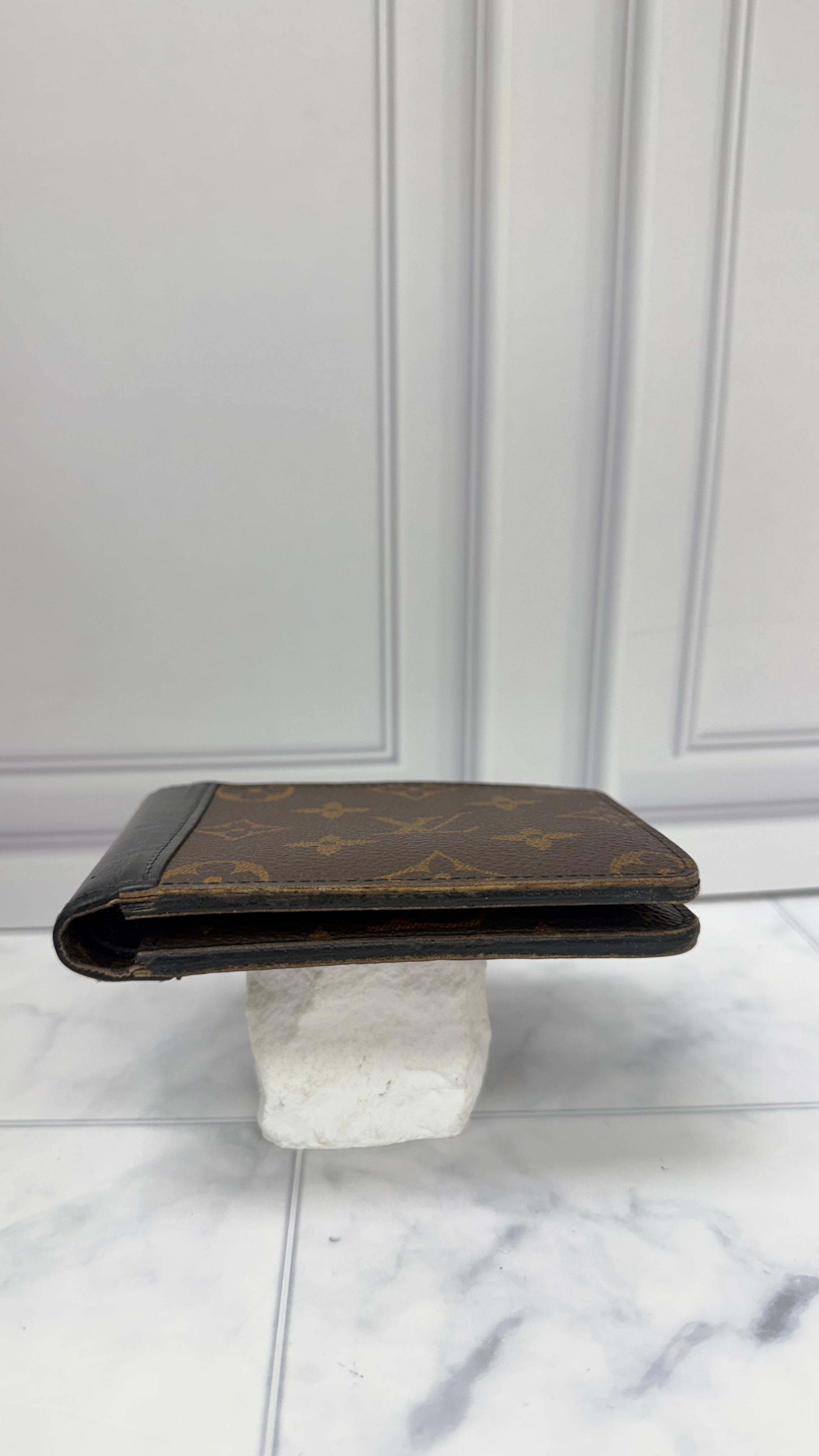 Louis Vuitton Monogram Black Macassar Bifold Wallet