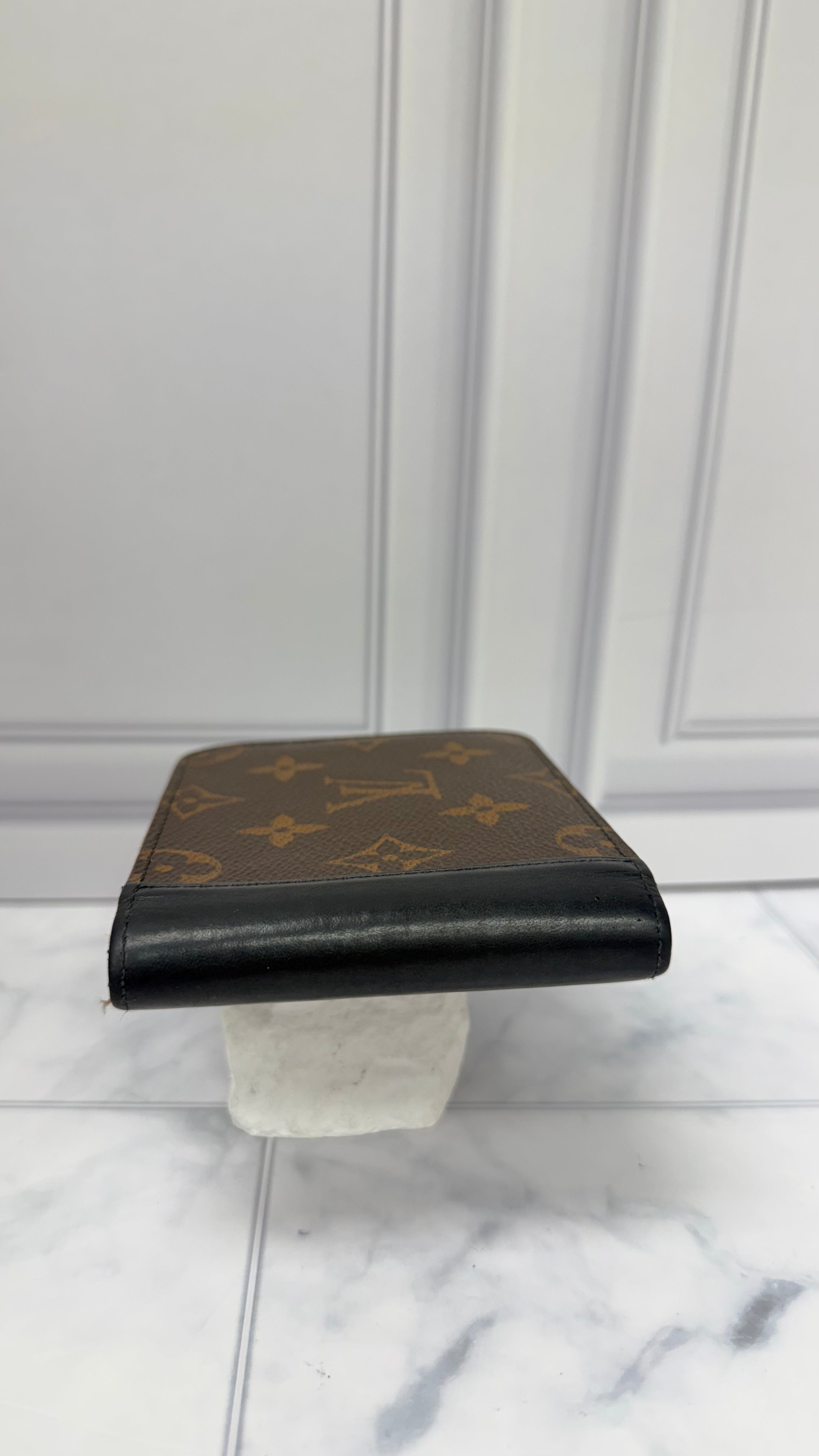 Louis Vuitton Monogram Black Macassar Bifold Wallet