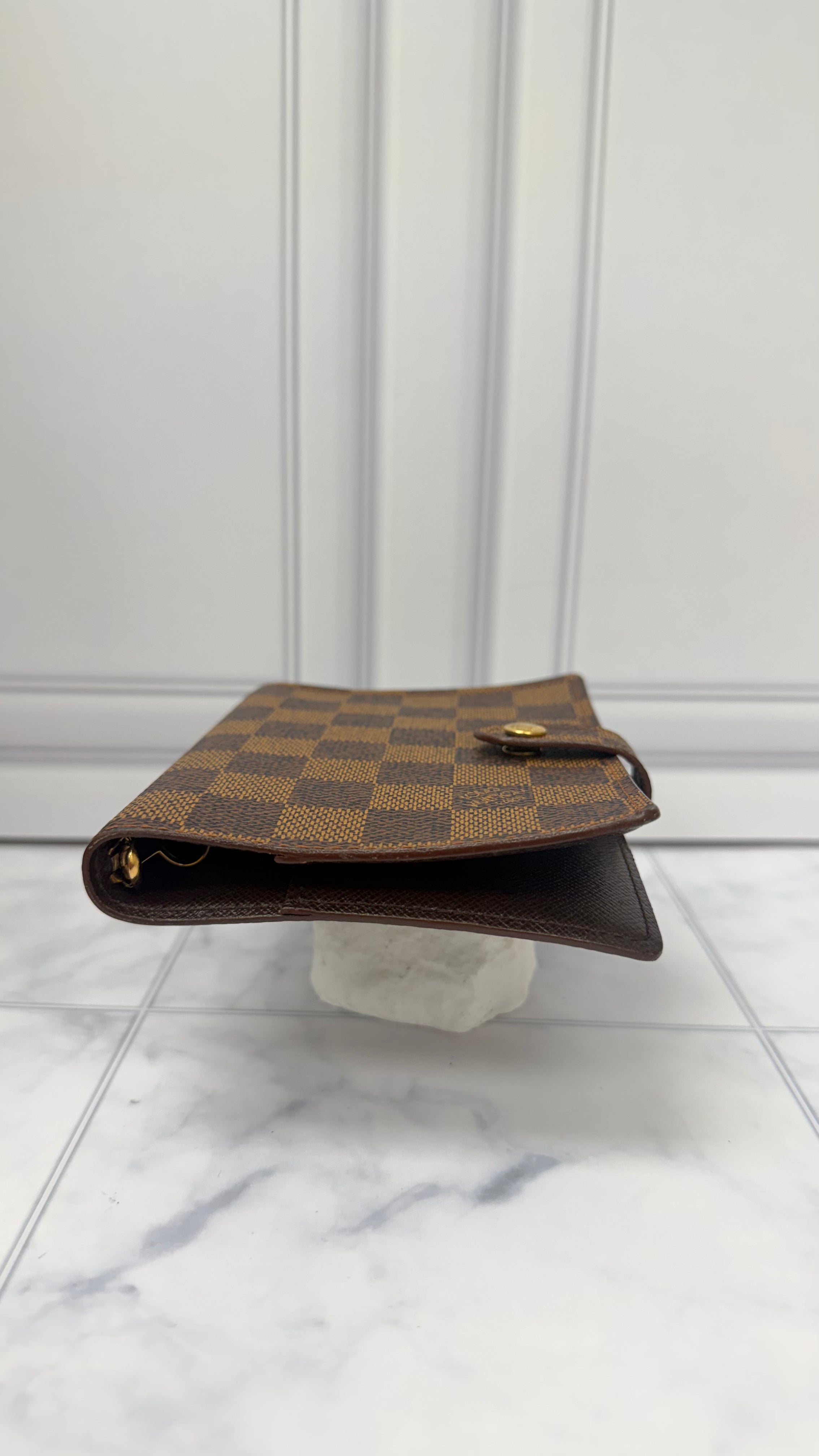 Louis Vuitton Damier Ebene Passport Agenda Cover PM