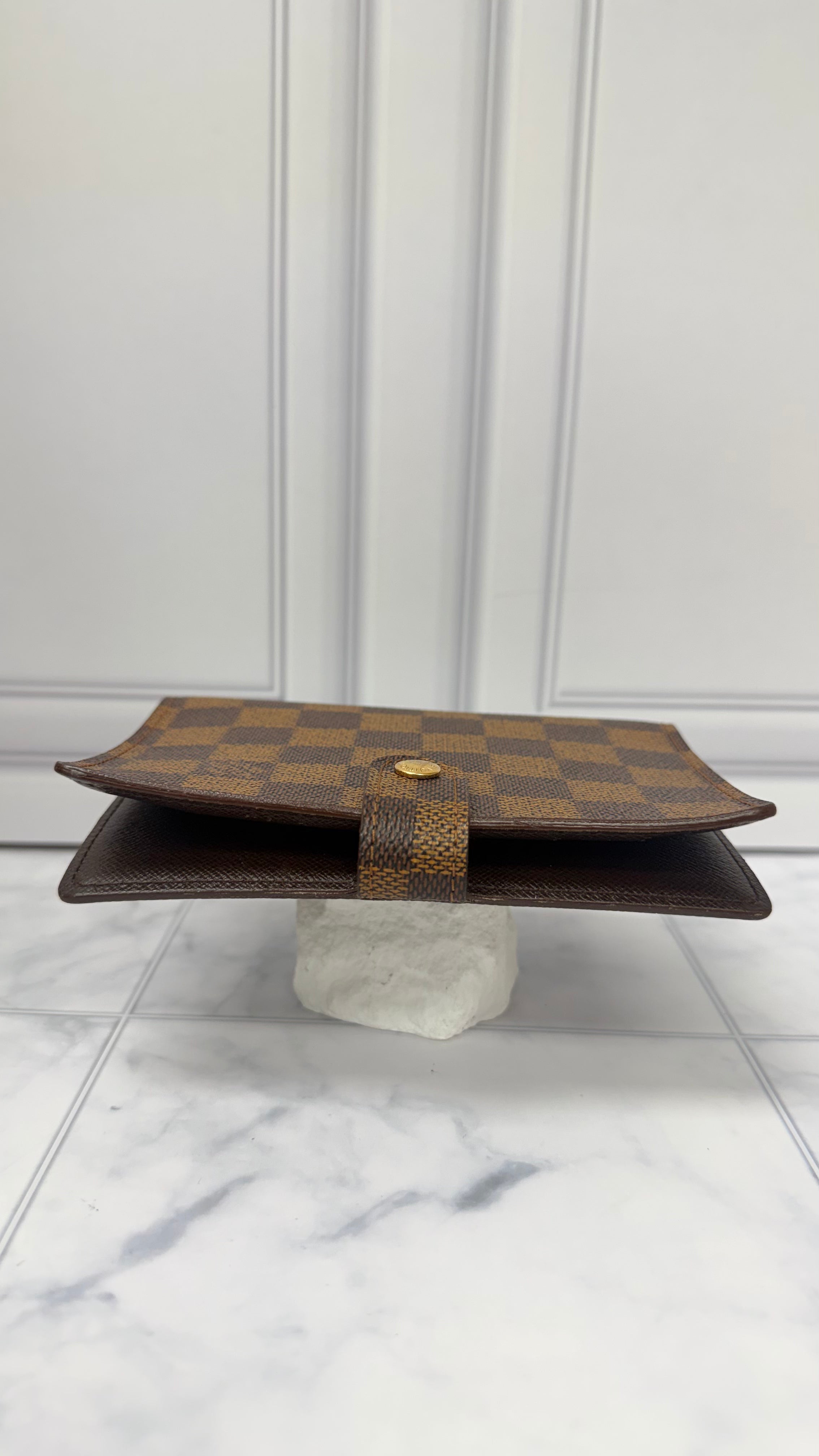 Louis Vuitton Damier Ebene Passport Agenda Cover PM