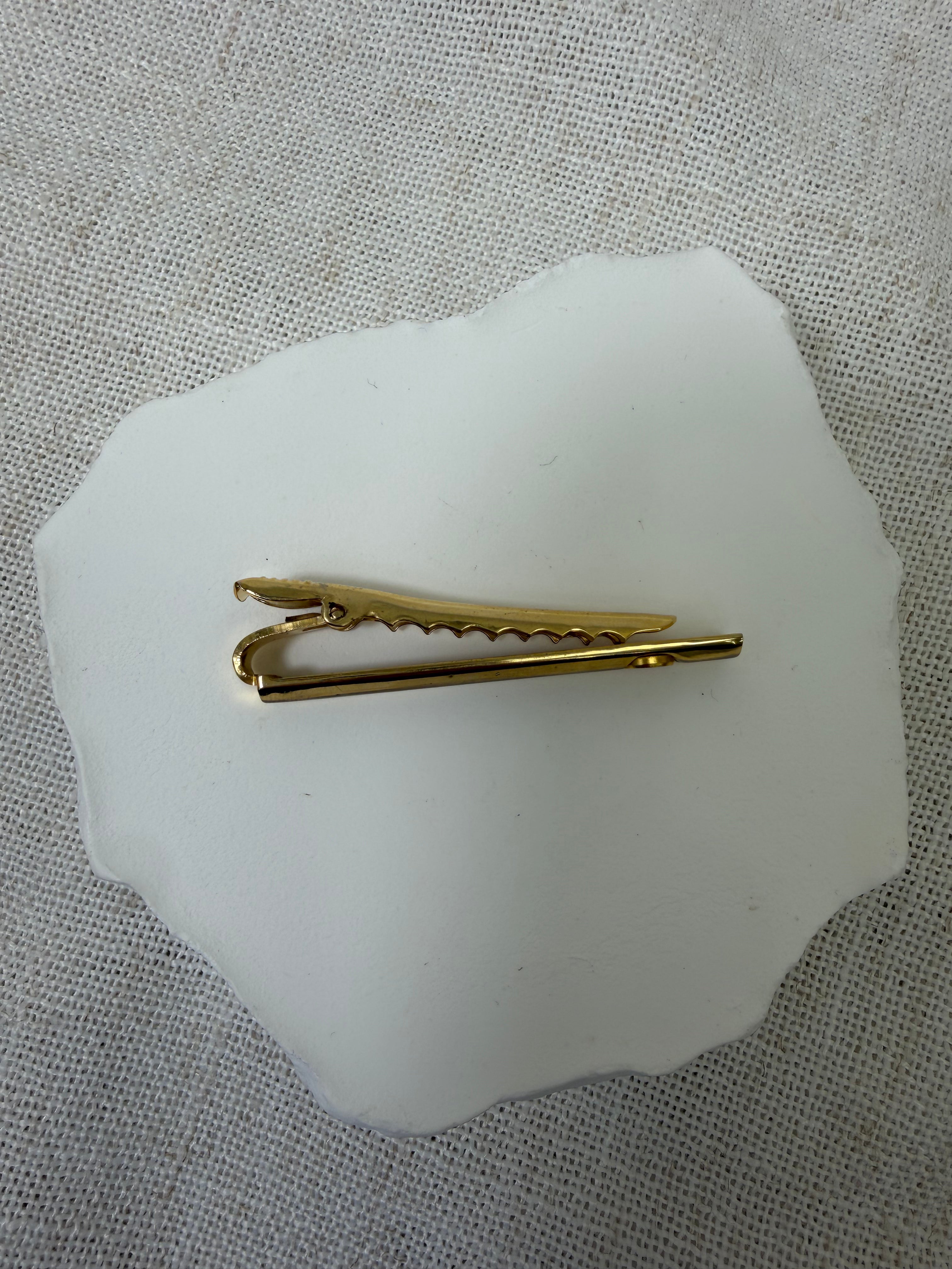 Christian Dior Two Tone Cufflinks & Tie Clip