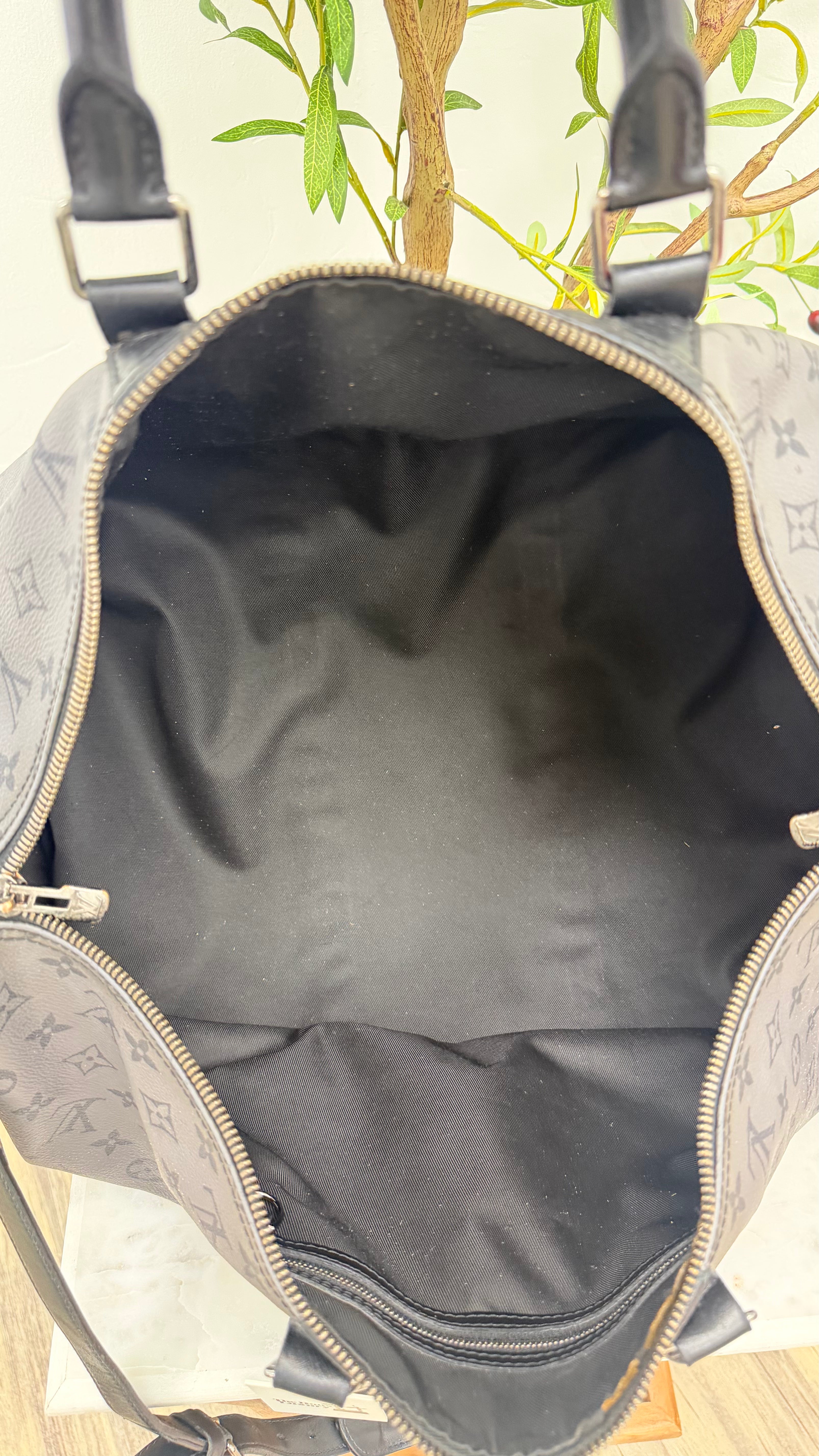 Louis Vuitton Reverse Monogram Eclipse Keepall Bandouliere 50
