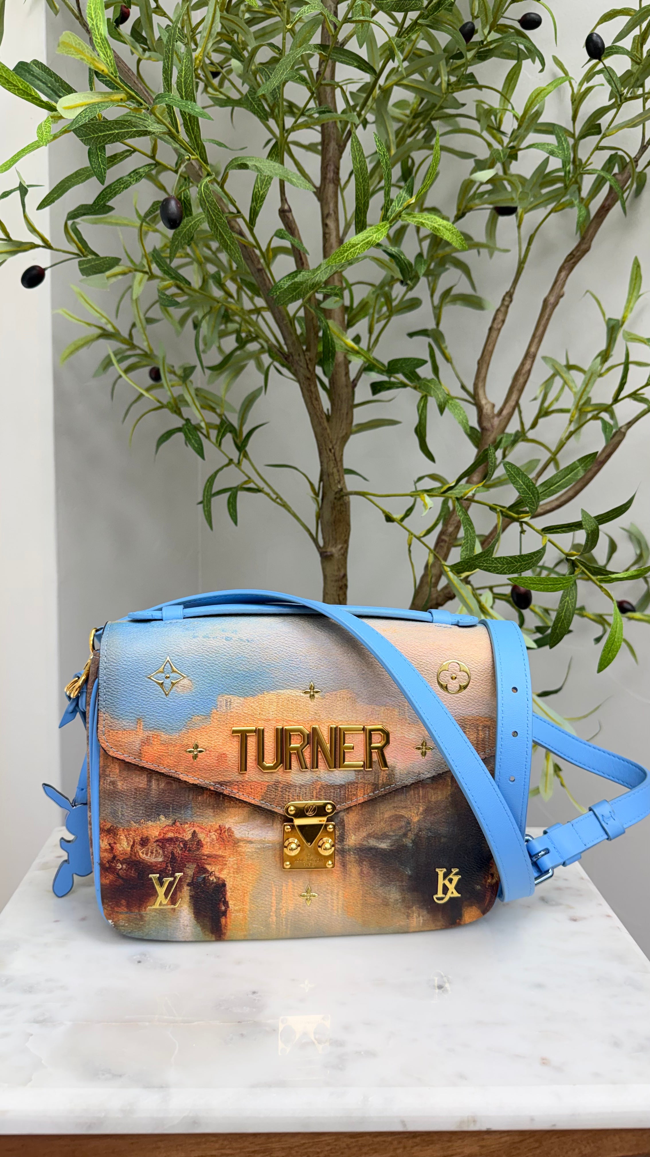 Louis Vuitton x Jeff Koons Painting Print Coated Canvas Pochette Metis Crossbody Bag