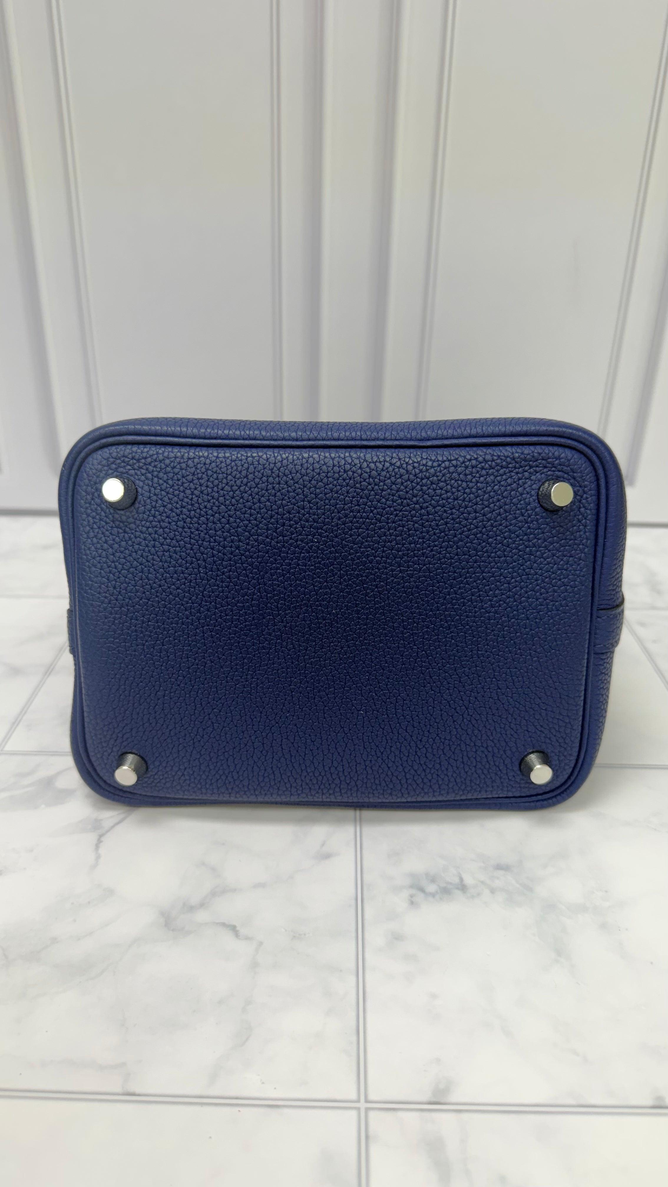 Hermes Picotin Maurice Clemence Leather Lock Bag PM