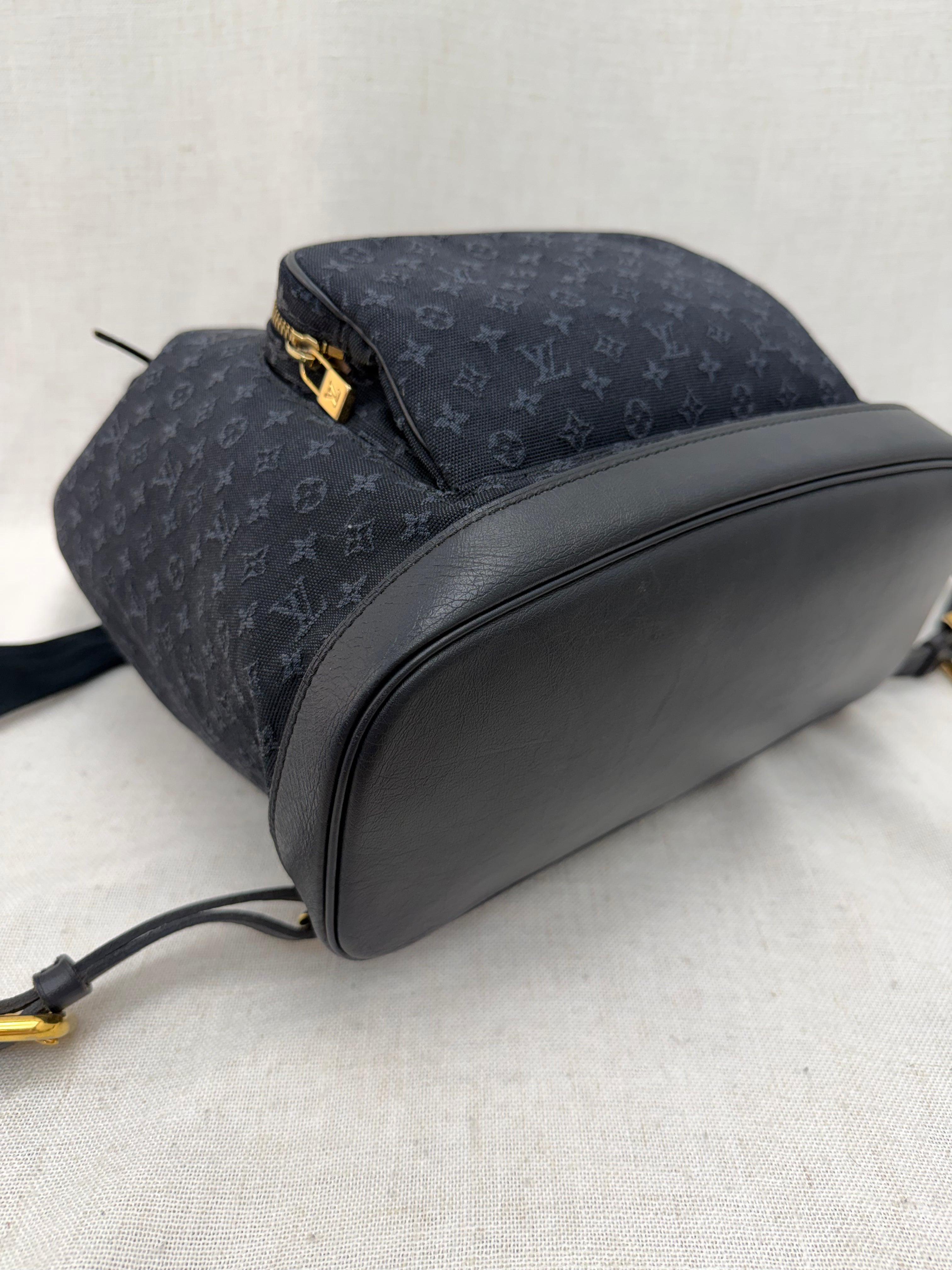 Louis Vuitton RARE Blue Mini Lin Montsouris GM Backpack