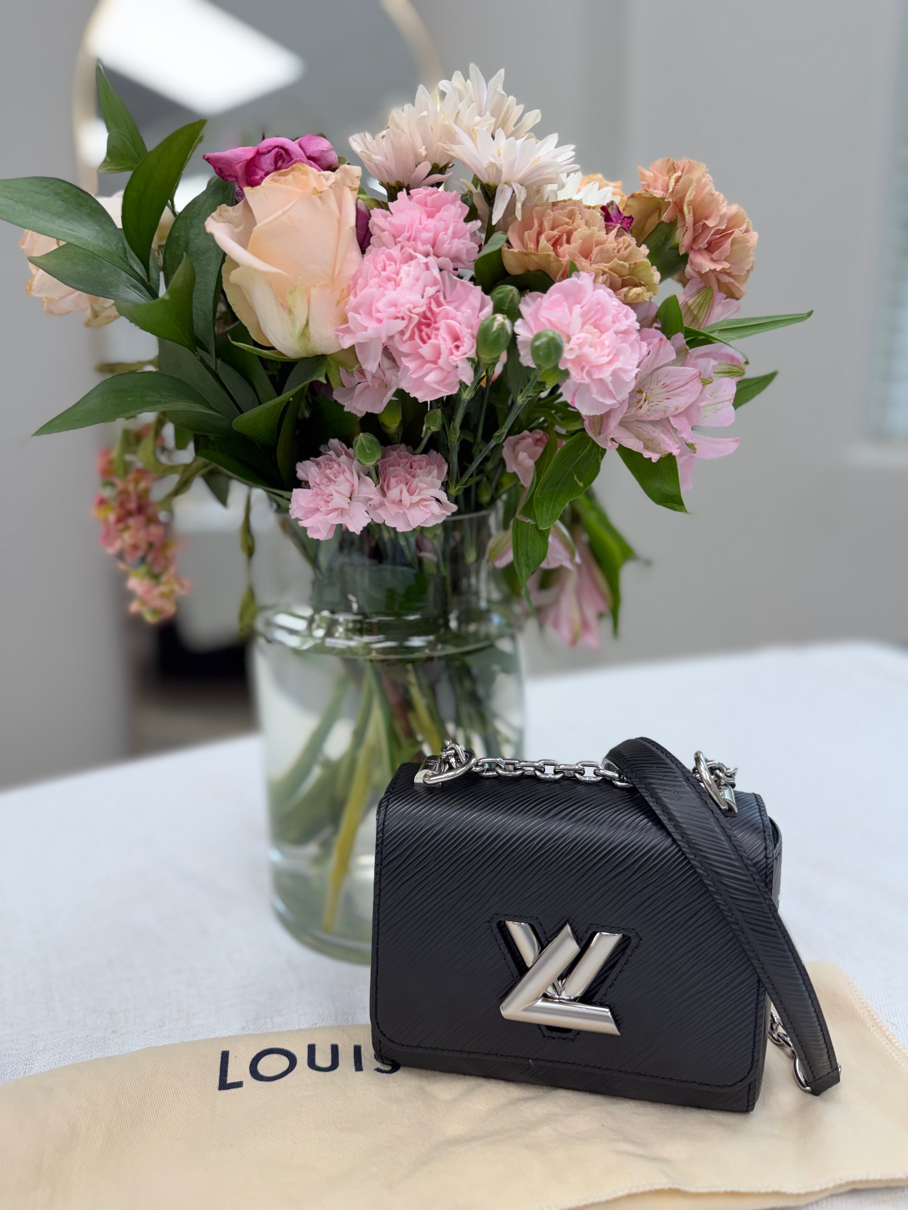 BRAND NEW- Louis Vuitton Black Epi Leather Twist Mini Handbag
