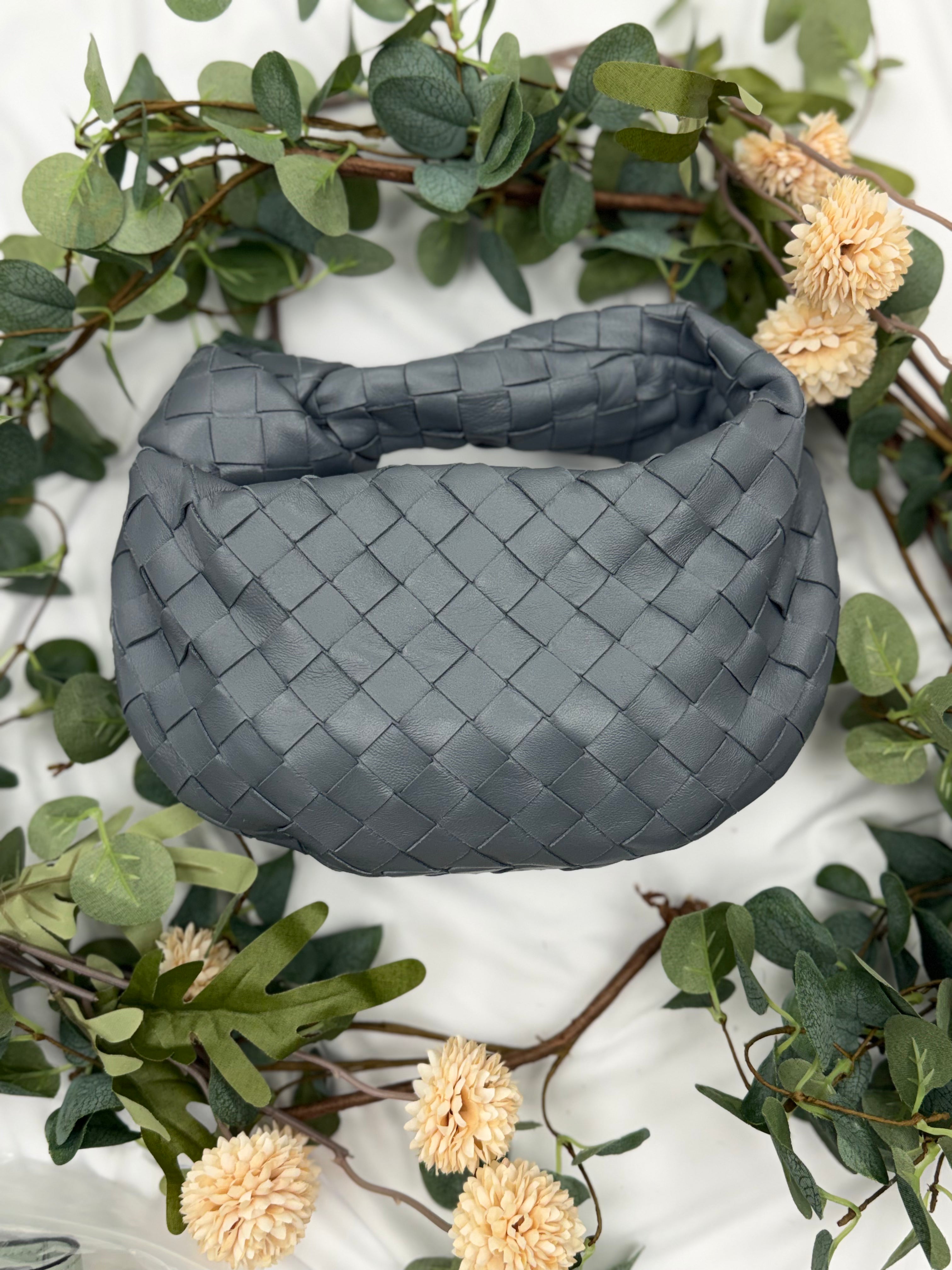 LIKE NEW Bottega Veneta Grey Leather Mini Jodi Bag