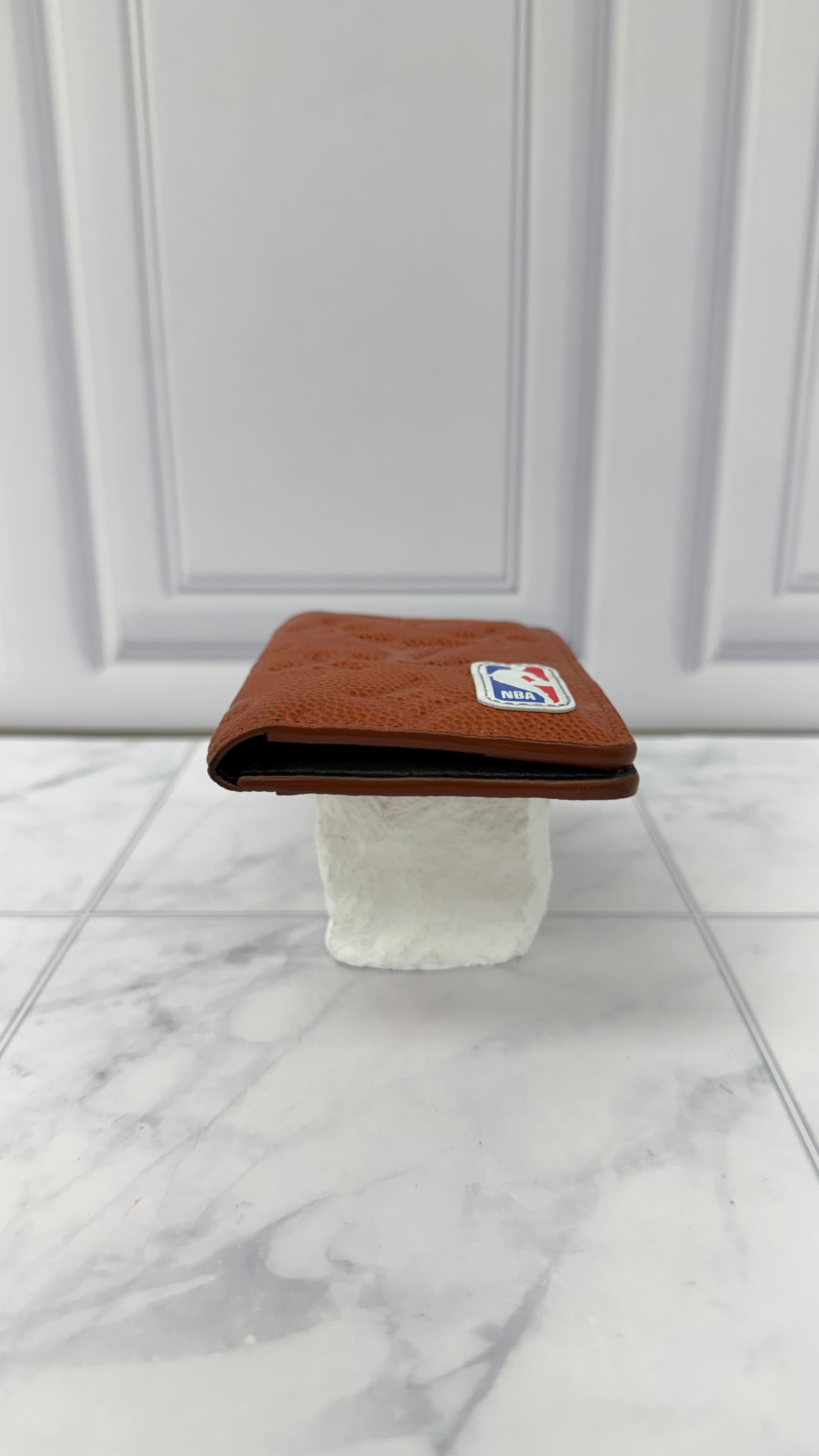 Louis Vuitton x NBA Brown Basketball Leather Pocket Organizer