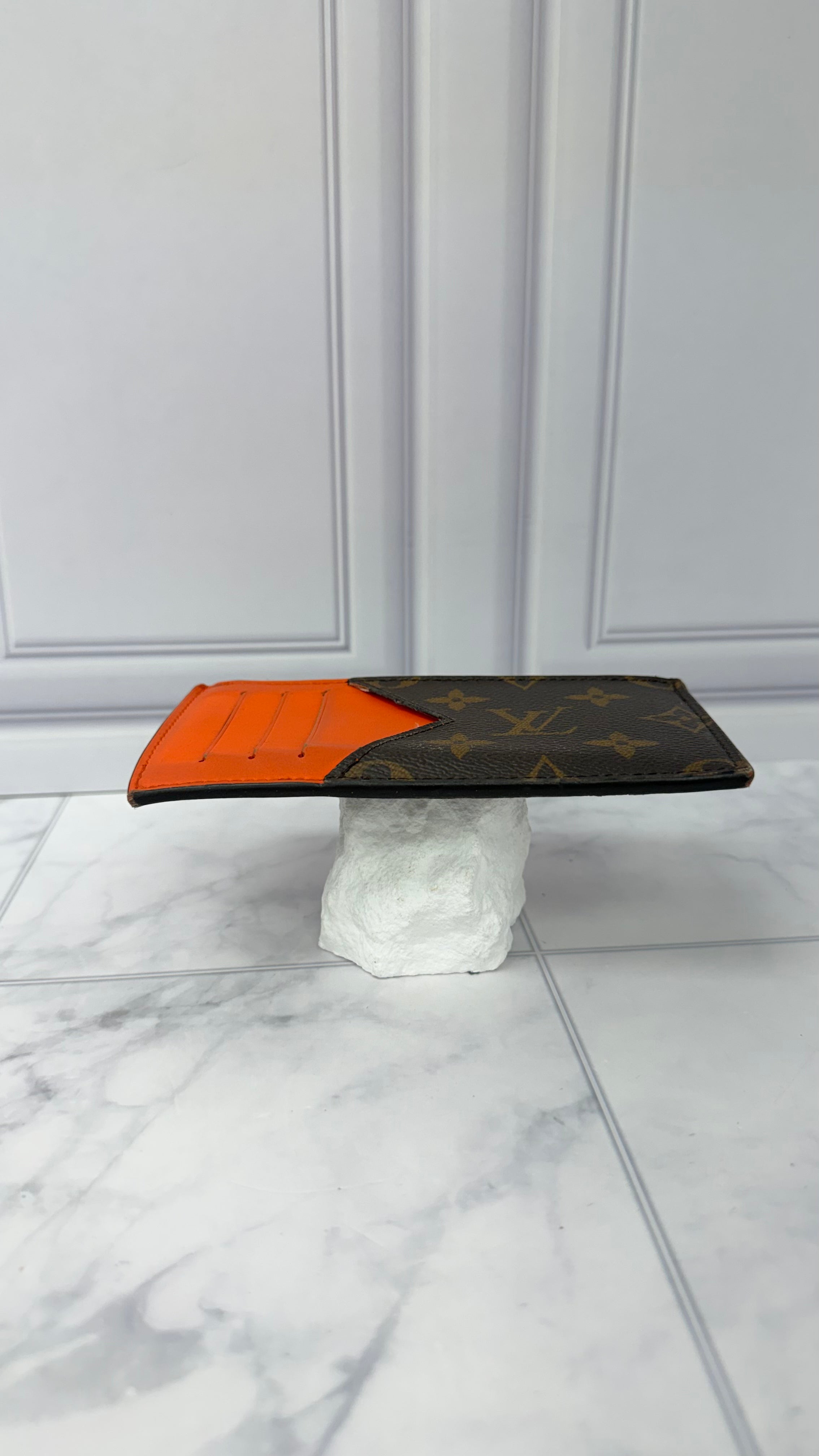 Louis Vuitton Monogram Orange Coin Card Holder