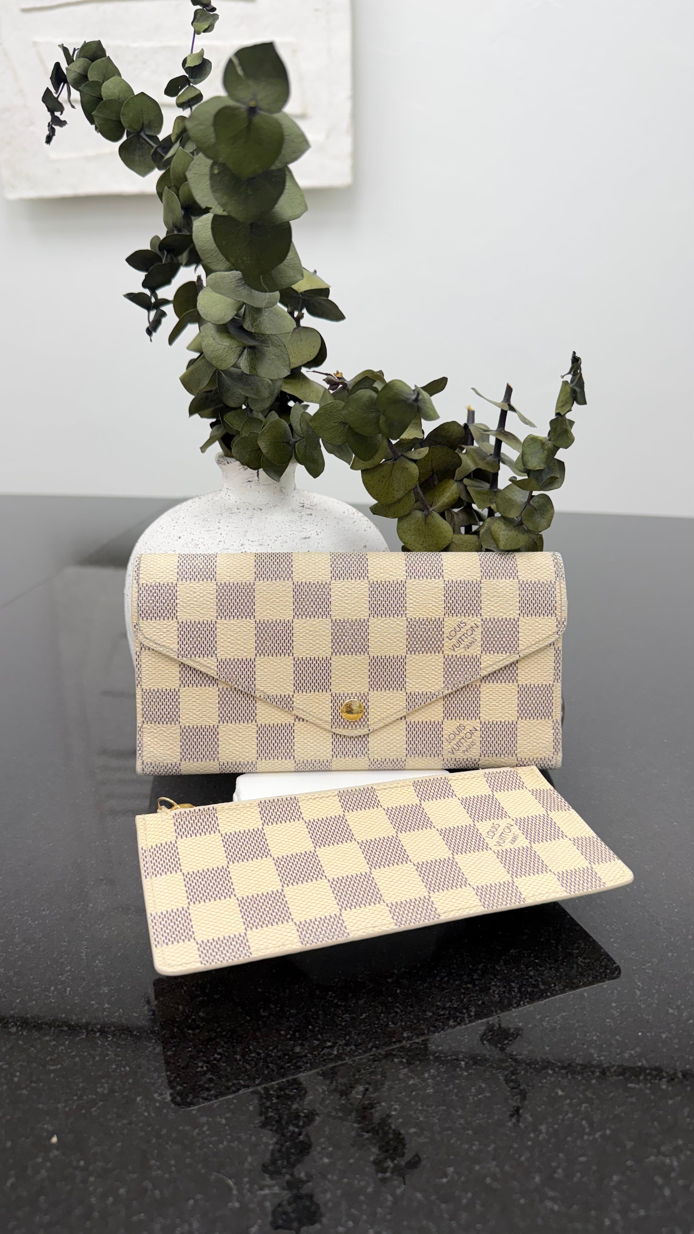 Louis Vuitton Damier Azur Josephine Trifold Wallet