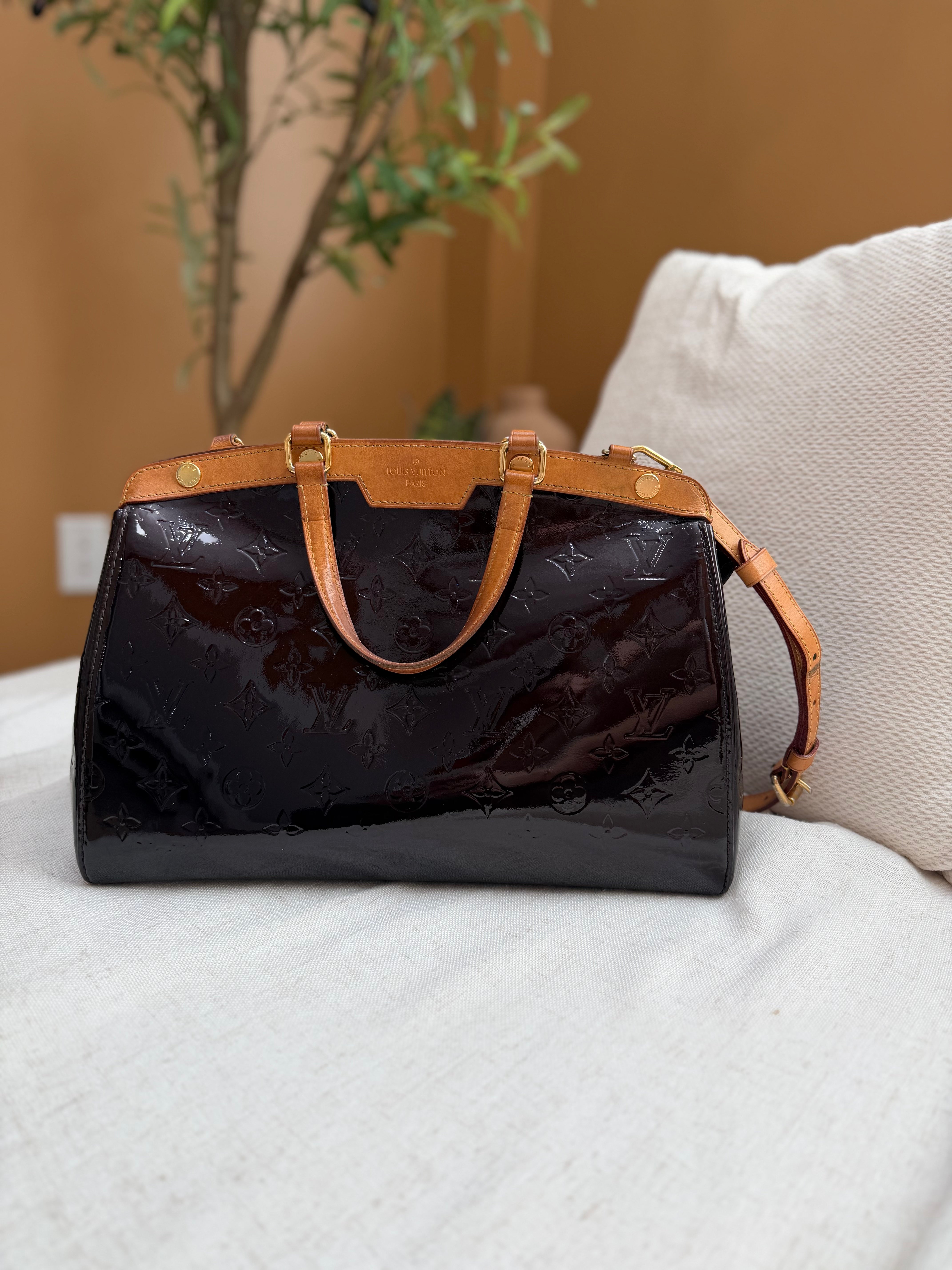 *DONS PRE-DROP* Louis Vuitton Amarante Vernis Brea MM Bag