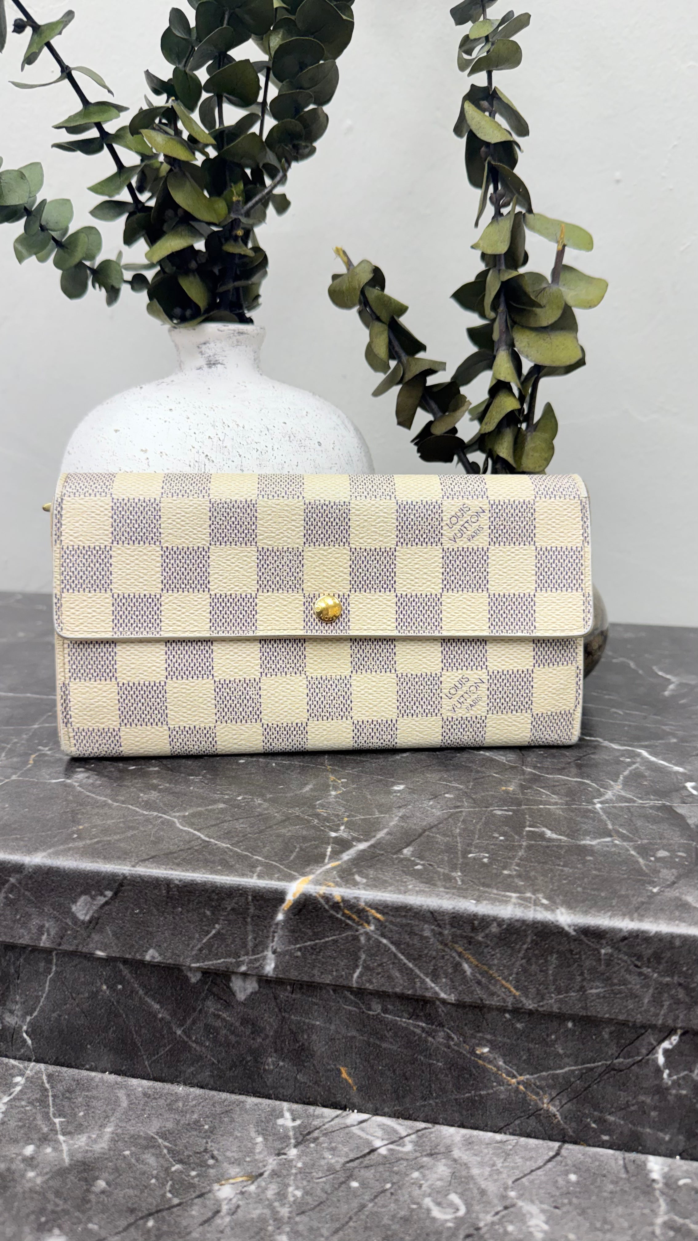 Louis Vuitton Damier Azur Flap Wallet