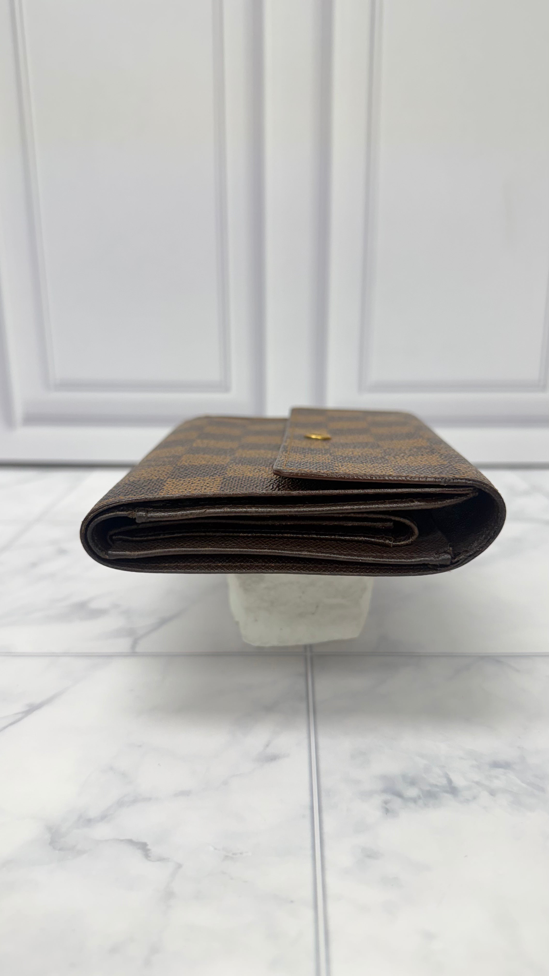 Louis Vuitton Damier Ebene Porte Tresor Wallet
