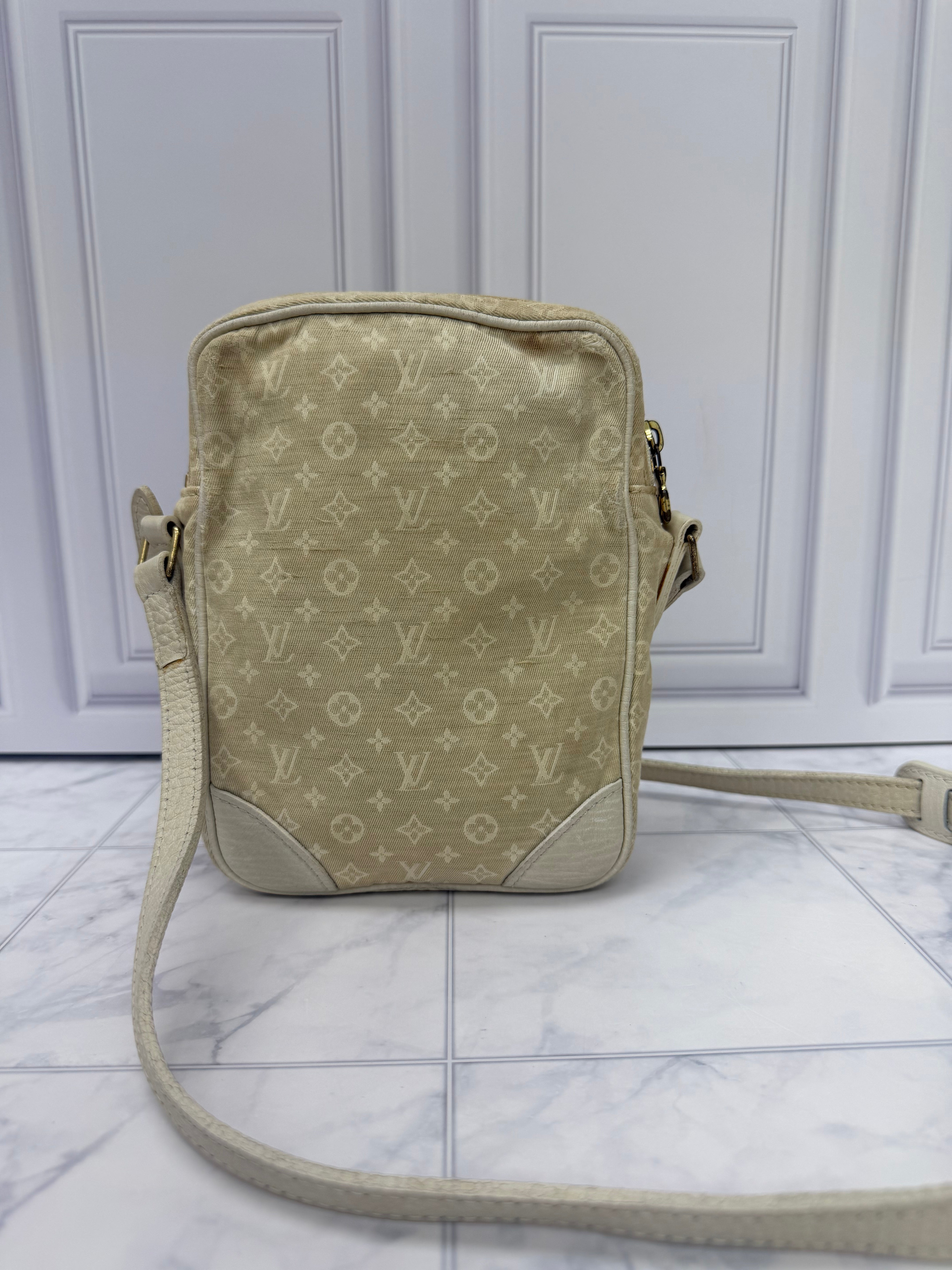 Louis Vuitton White Monogram Danube Crossbody Bag