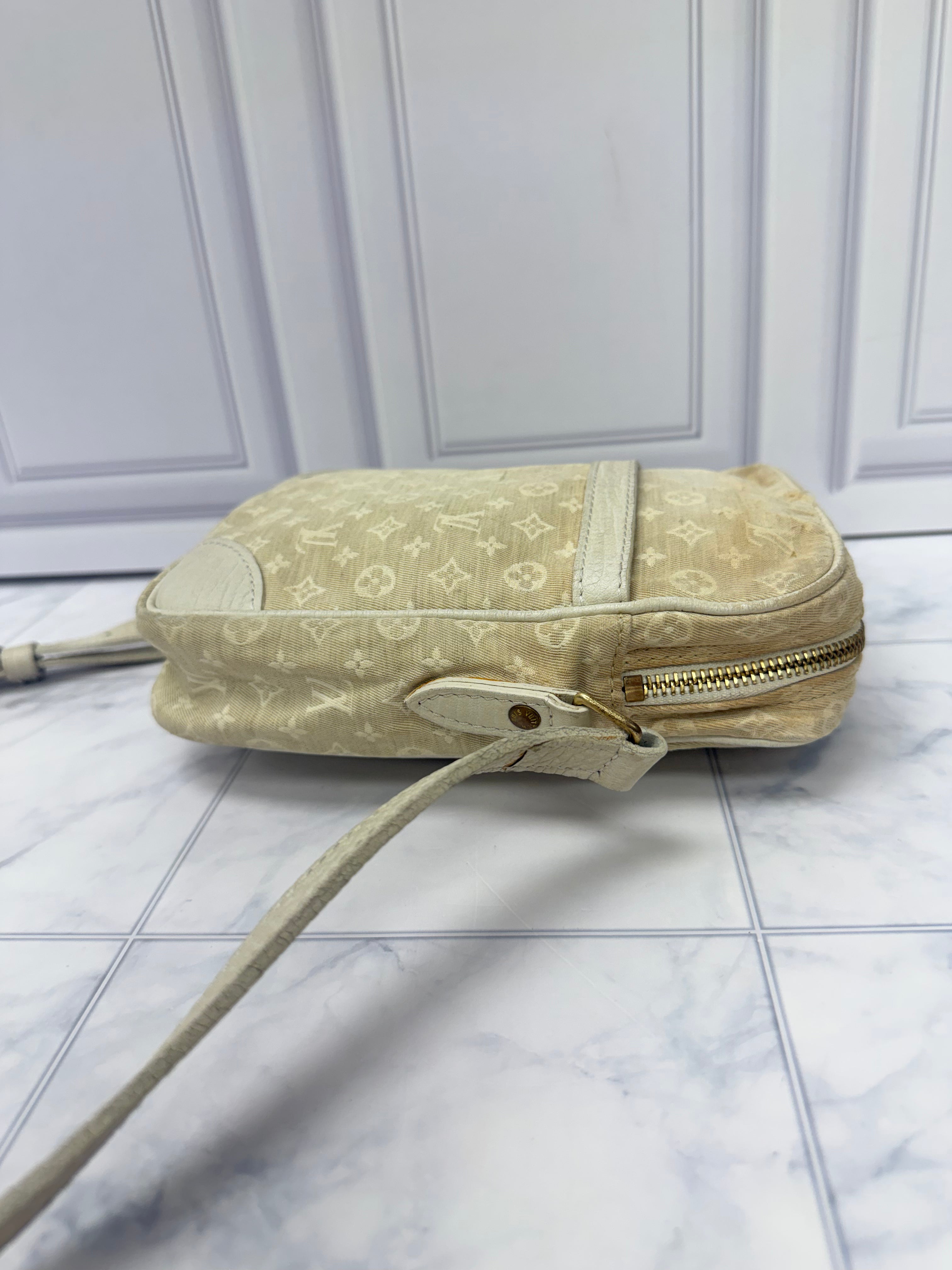 Louis Vuitton White Monogram Danube Crossbody Bag