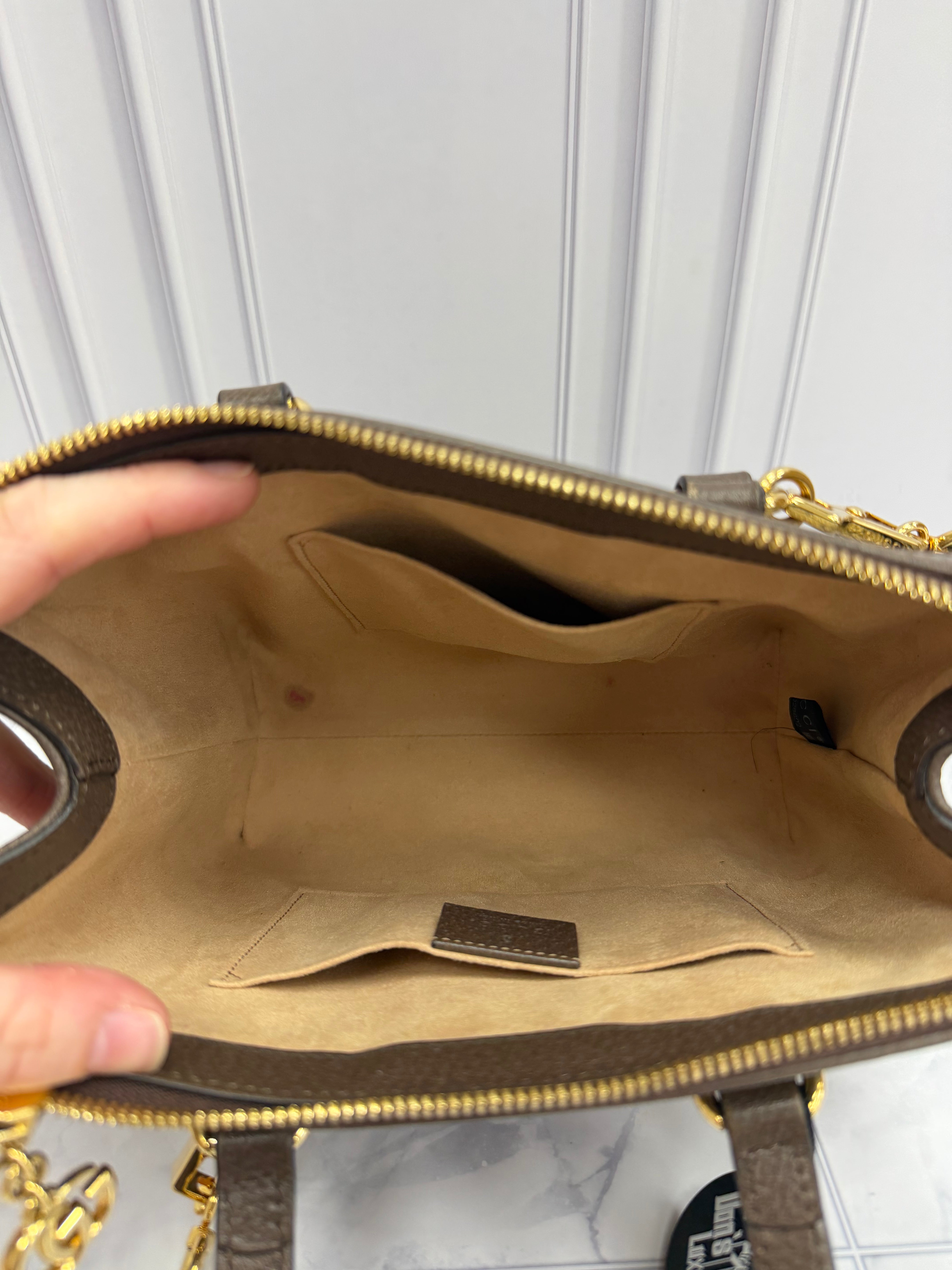 *DONS DROP* Gucci Supreme Canvas & Brown Leather Ophidia Small Tote
