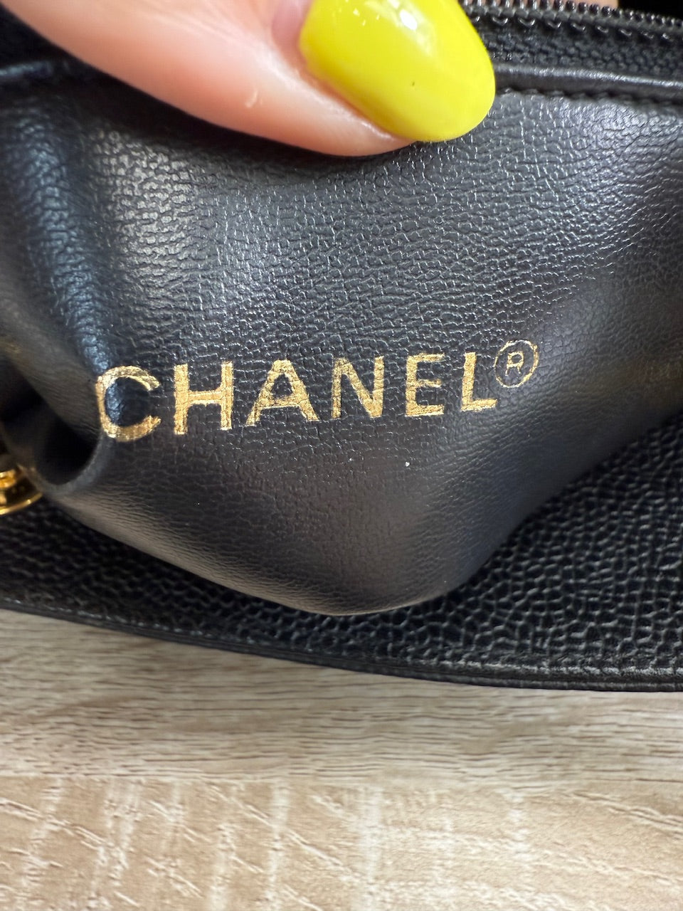 Chanel Black Caviar Tote
