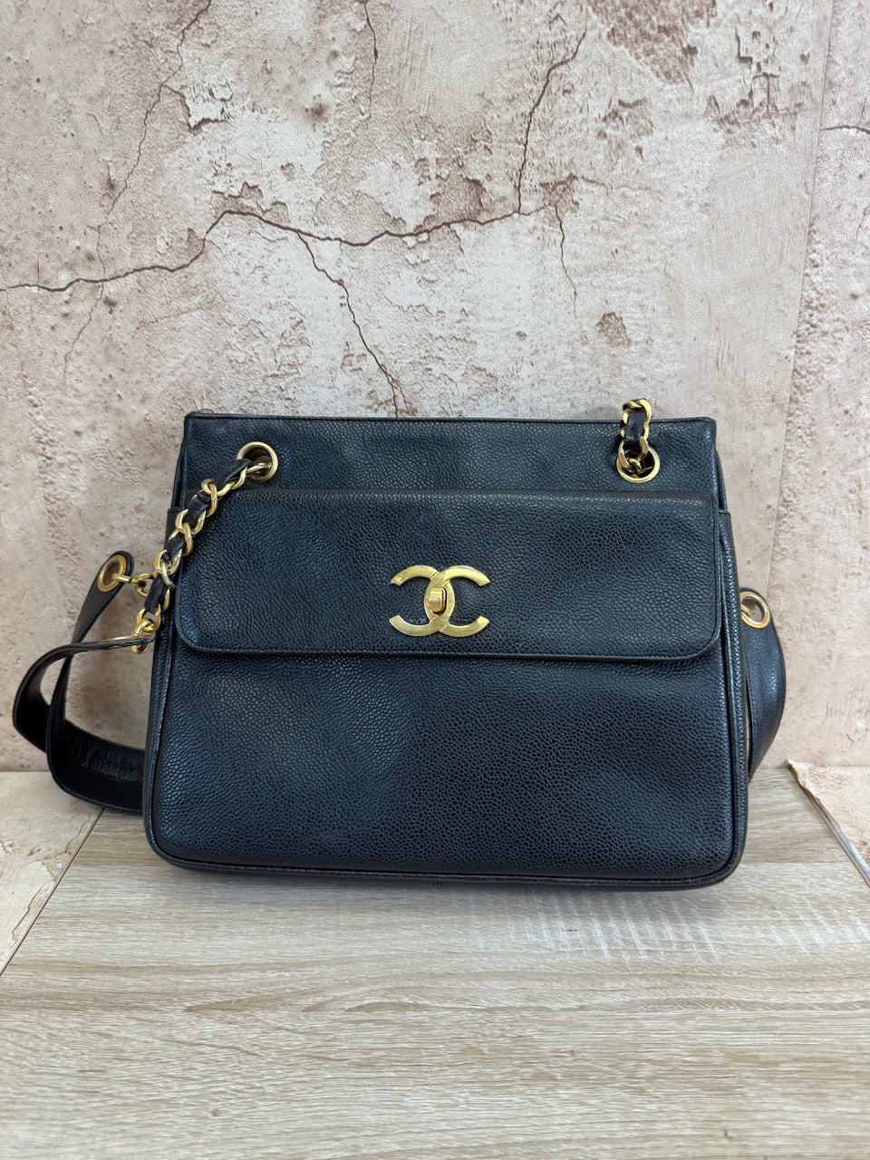 Chanel Black Caviar Tote