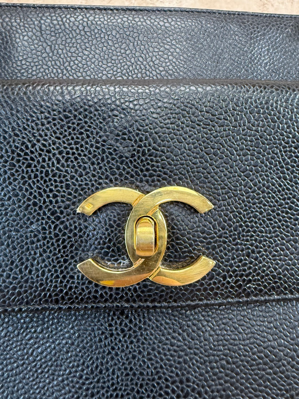 Chanel Black Caviar Tote