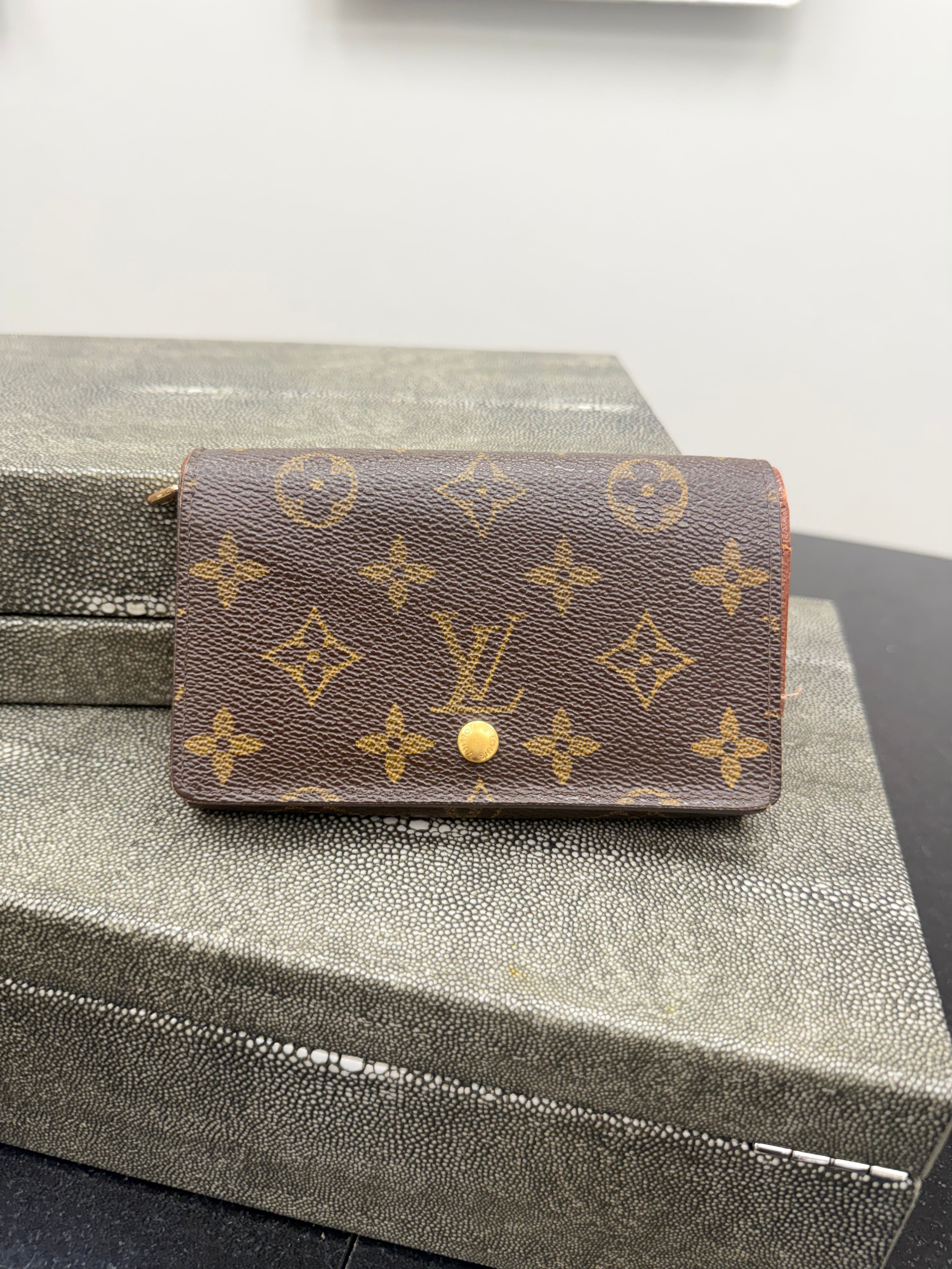 Louis Vuitton Monogram Porte Monnaie Tresor Wallet