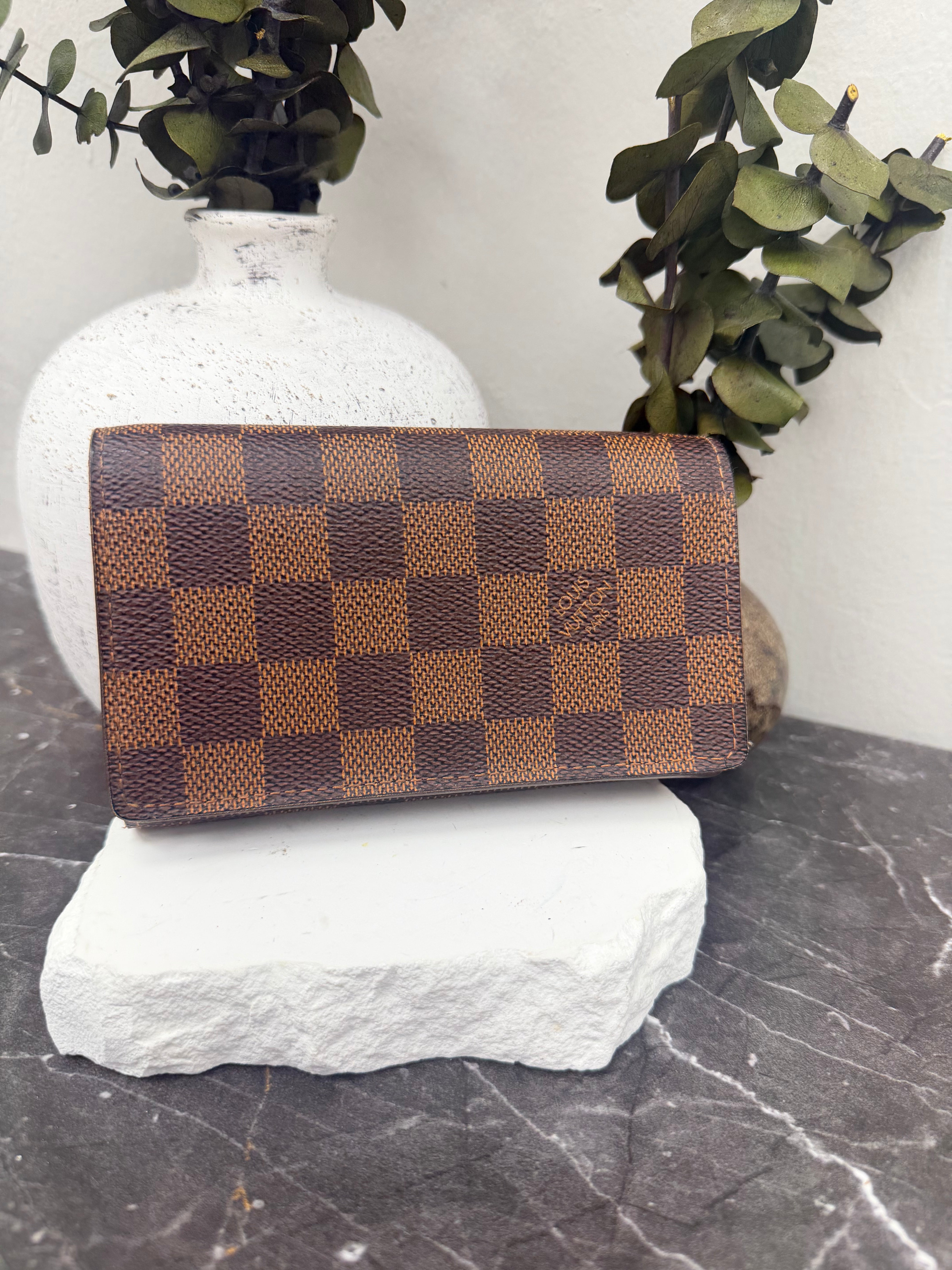 Louis Vuitton Damier Ebene Compact Wallet