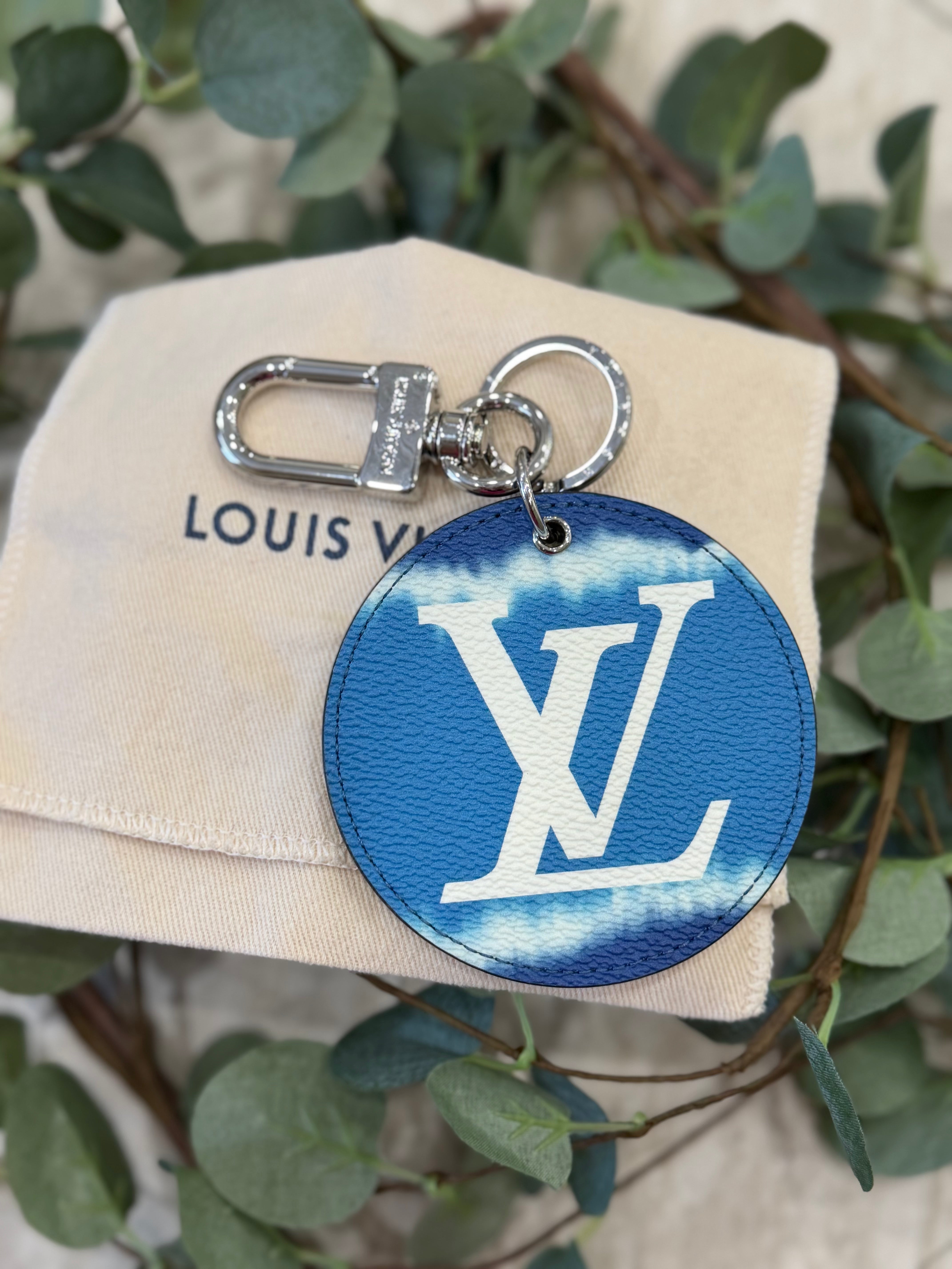 Louis Vuitton Blue Escale Monogram Circle Bag Charm