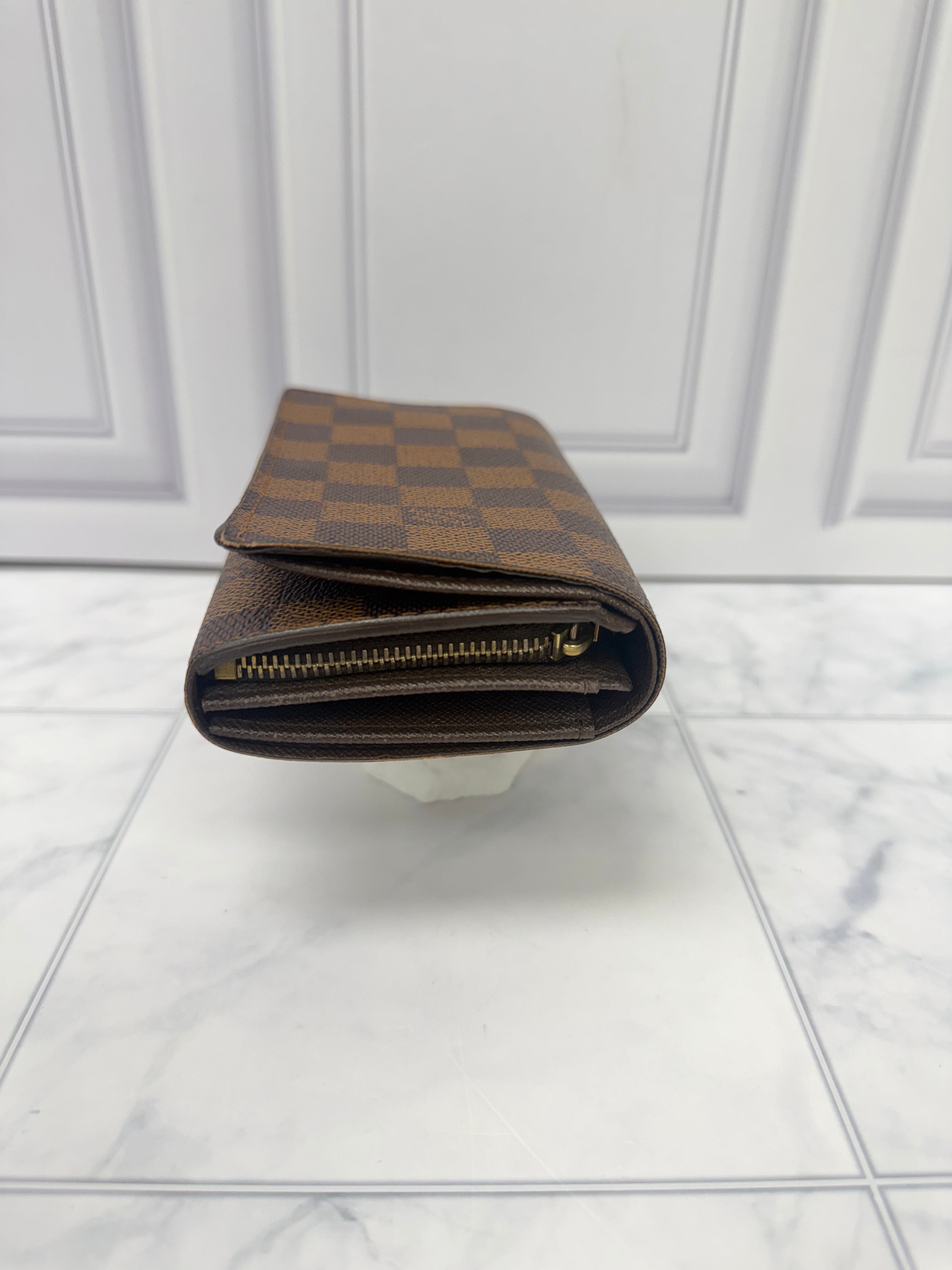Louis Vuitton Damier Ebene Compact Wallet