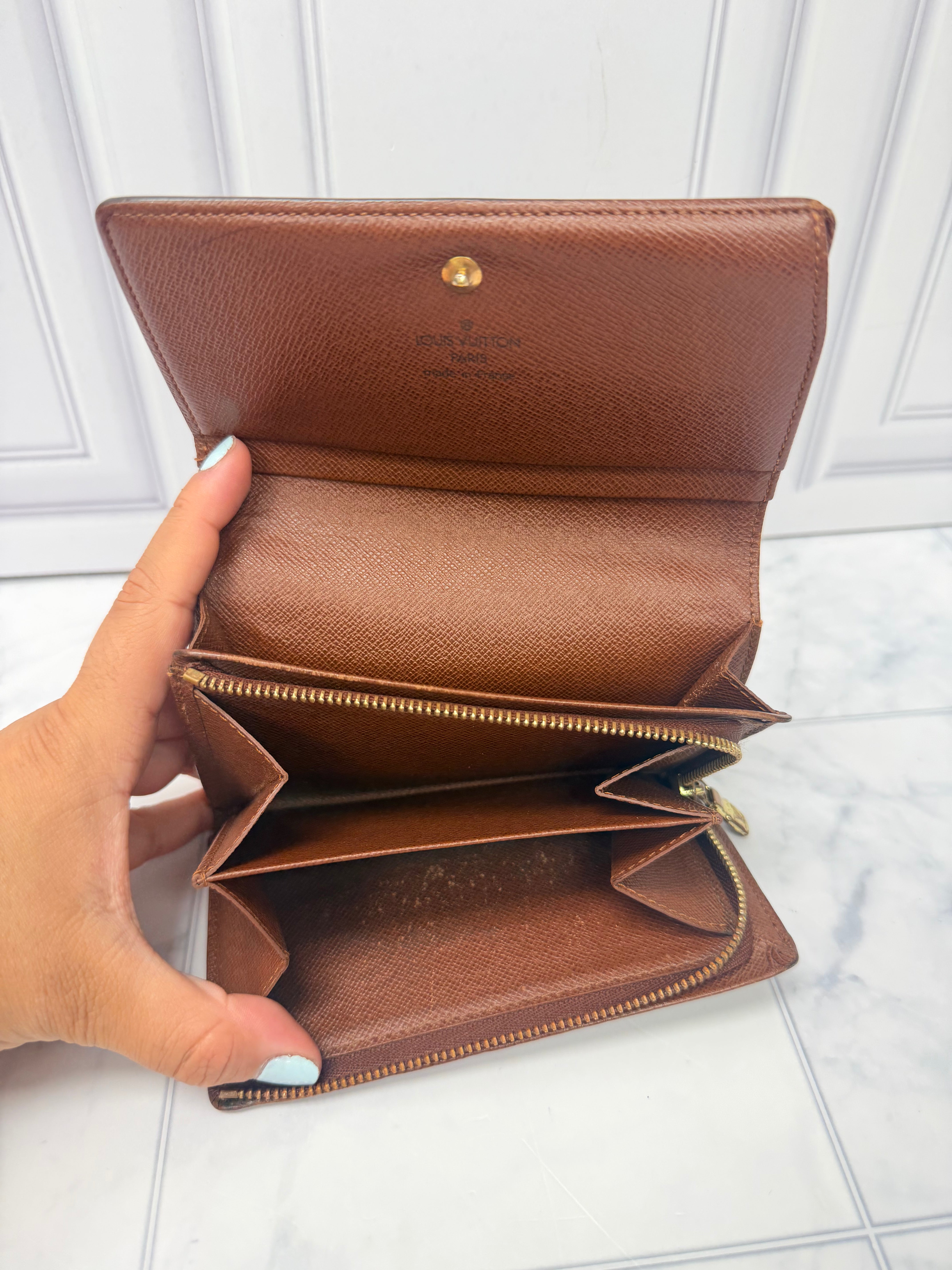 Louis Vuitton Monogram Porte Monnaie Tresor Wallet