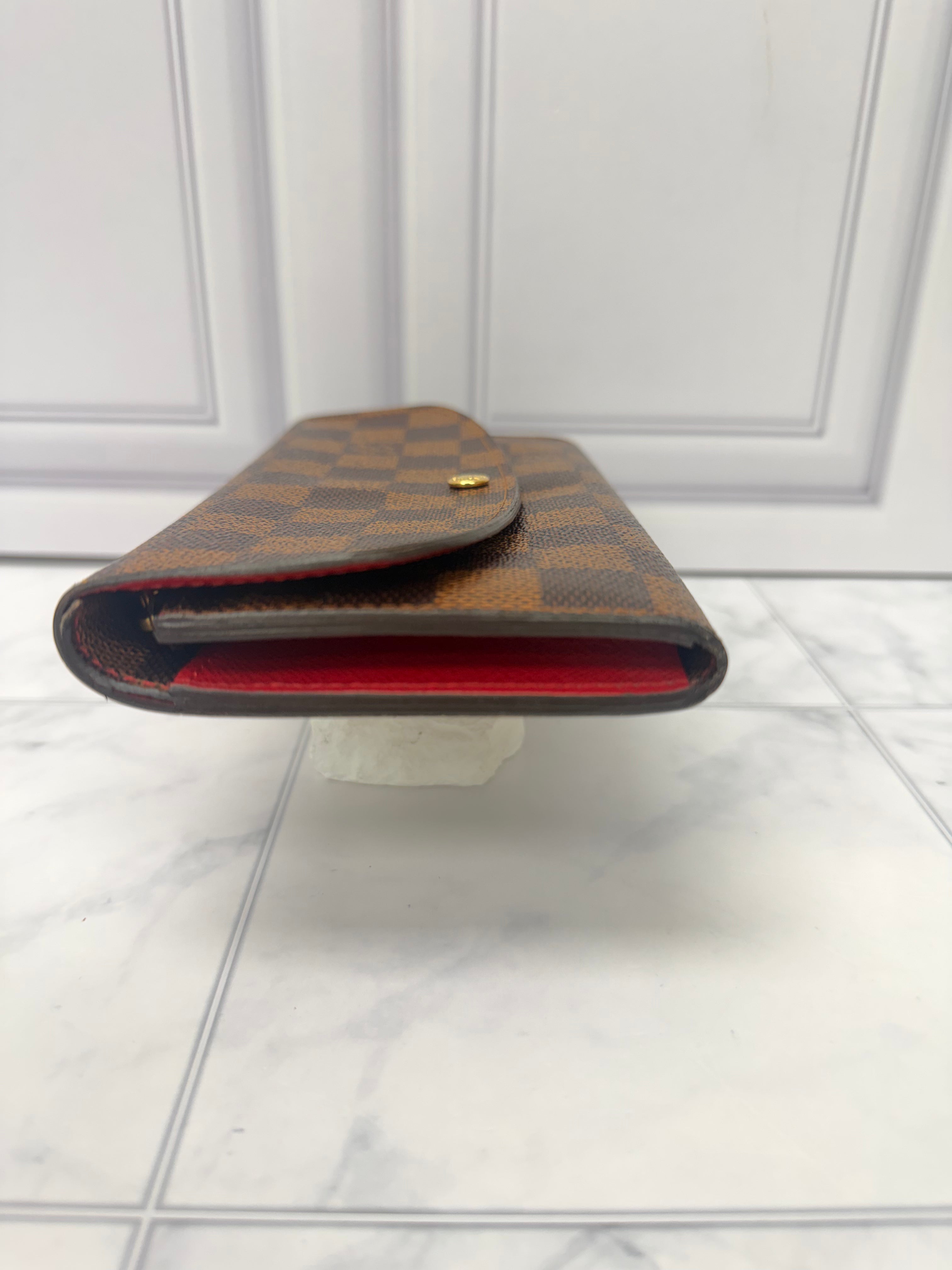 Louis Vuitton Damier Ebene Emilie Wallet