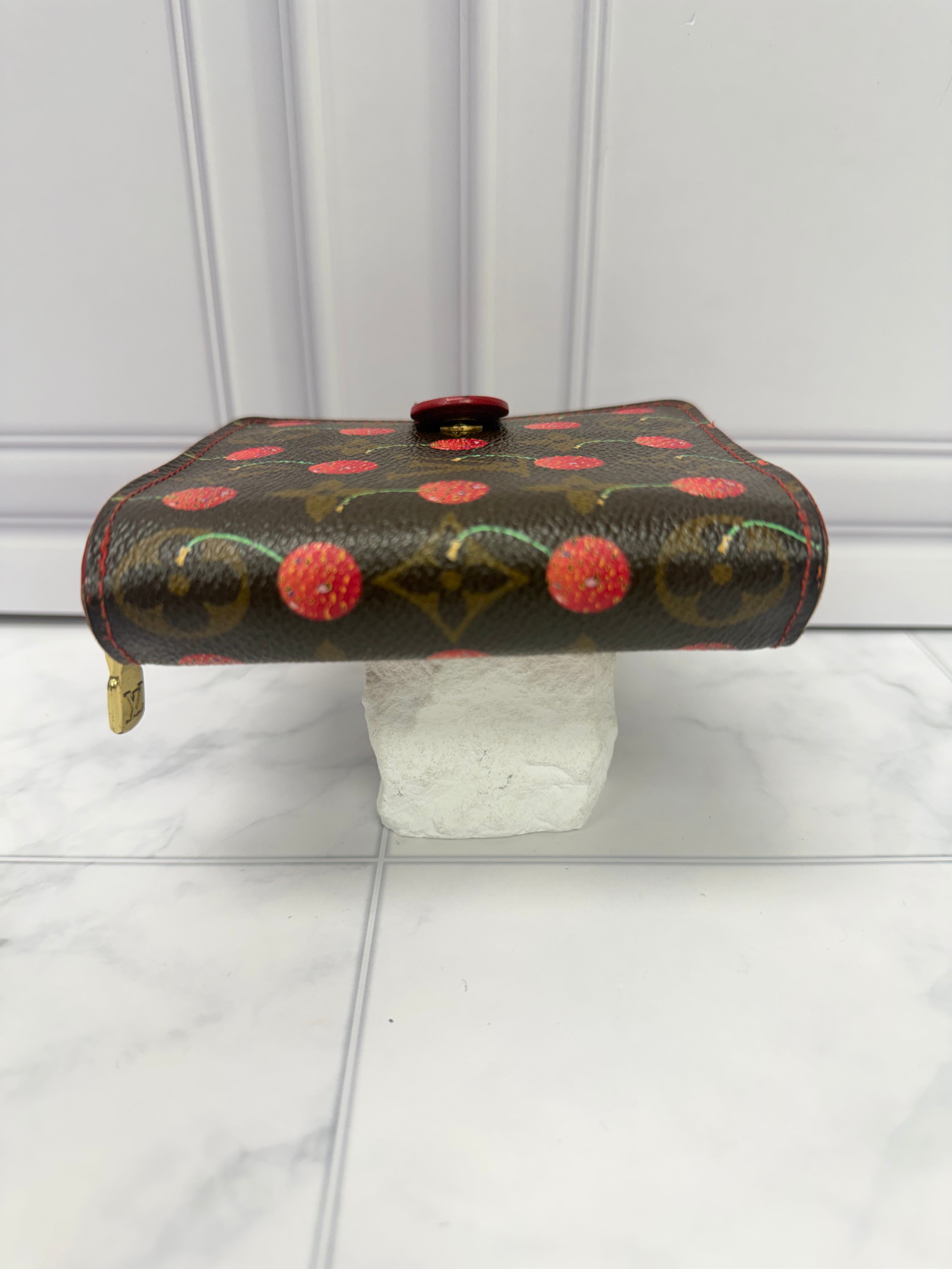 Louis Vuitton Monogram Cherry Compact Wallet