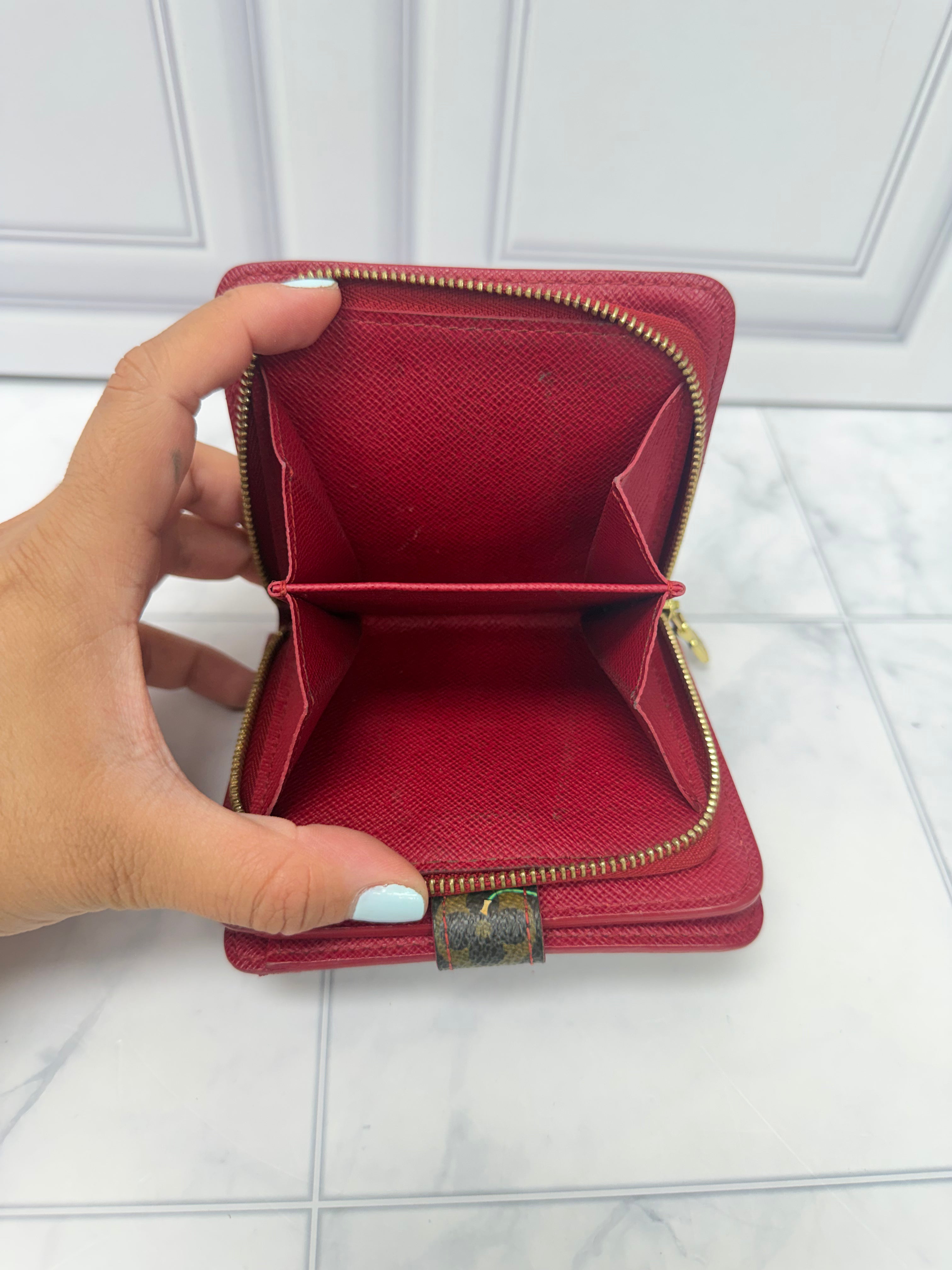 Louis Vuitton Monogram Cherry Compact Wallet