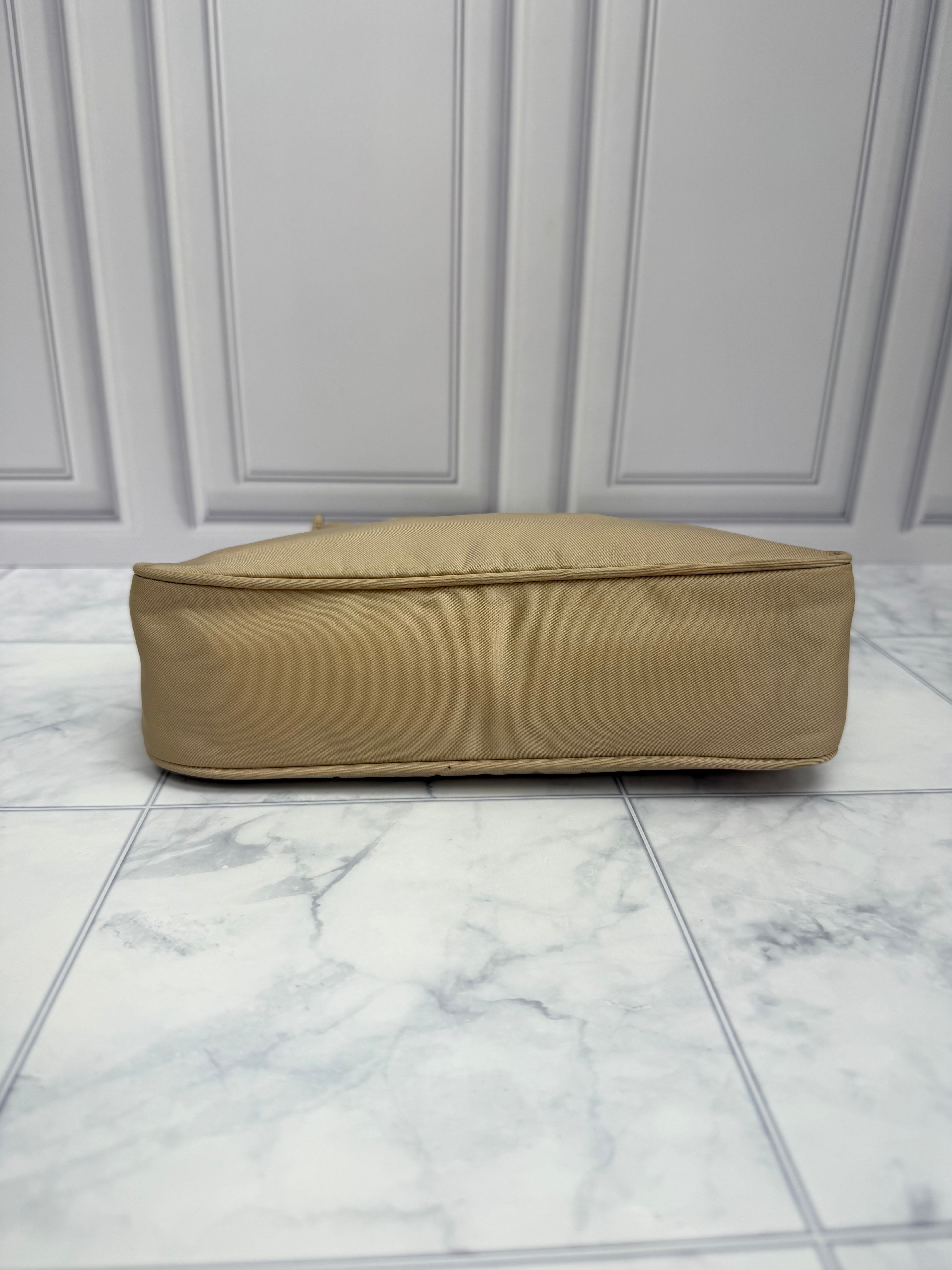 *DONS DROP* Prada Beige Nylon 2000 Mini Deserto Shoulder Bag